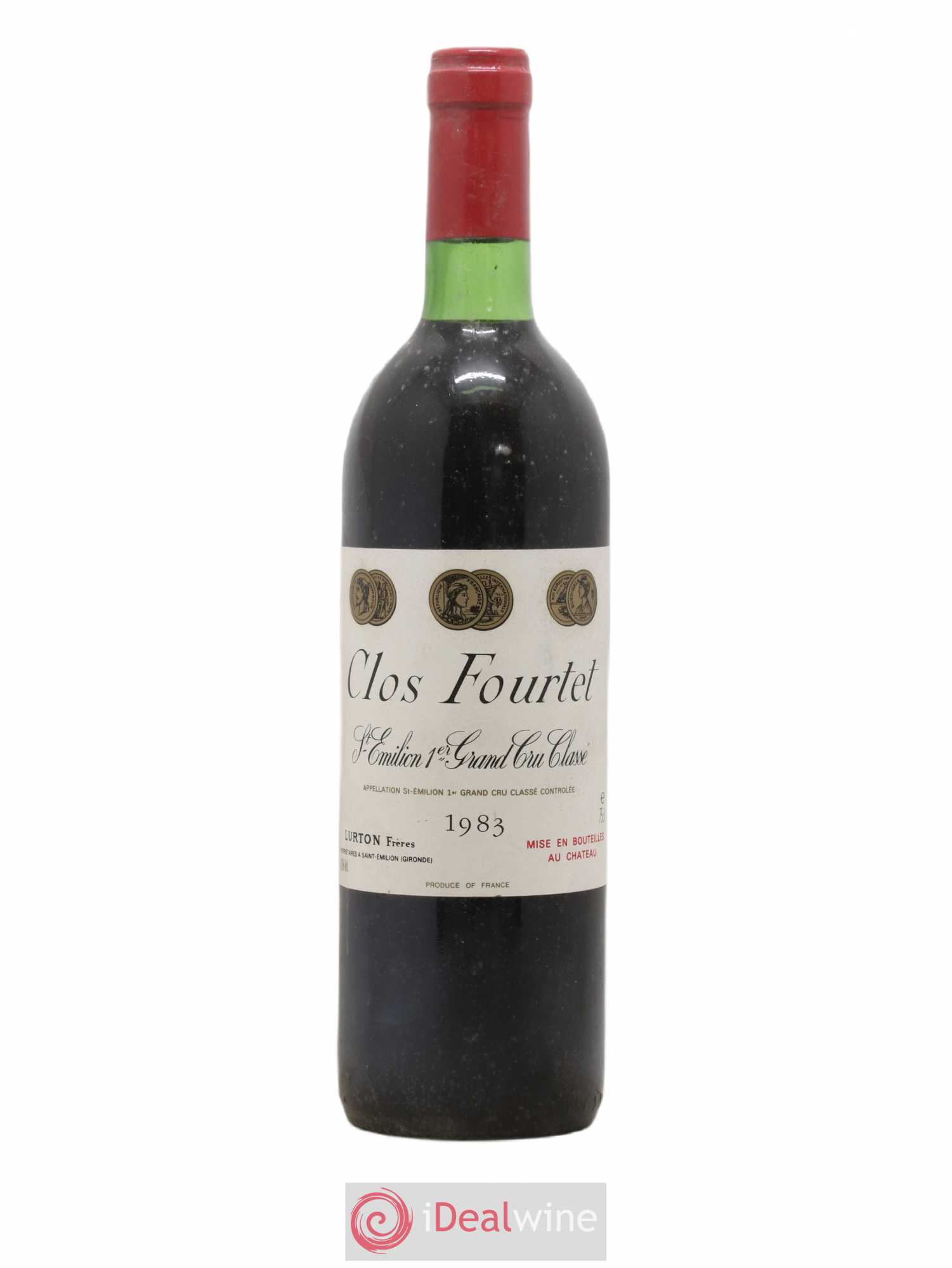 Clos Fourtet 1er Grand Cru Classé B 1983 - Lot de 1 bouteille - 0