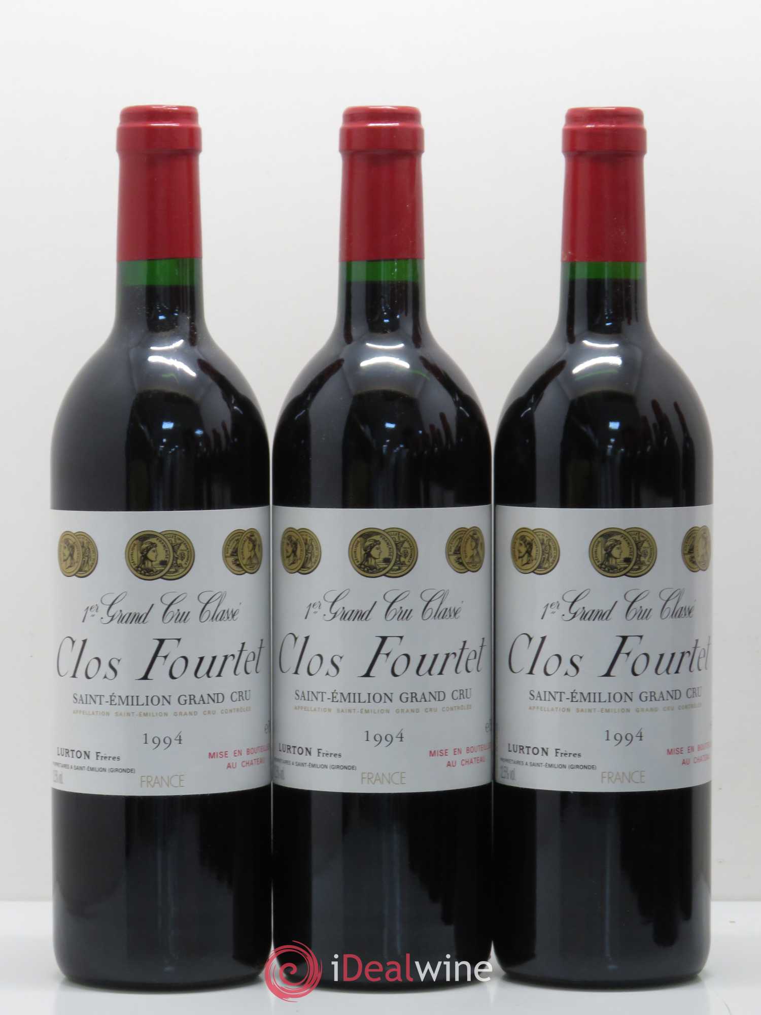 Clos Fourtet 1er Grand Cru Classé B 1994 - Lot de 12 bouteilles - 3