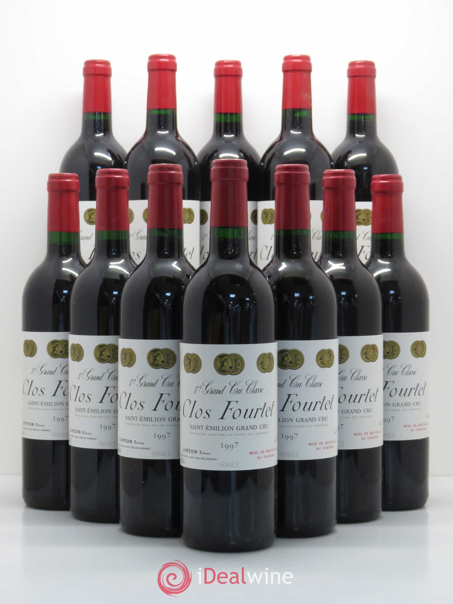 Clos Fourtet 1er Grand Cru Classé B 1997 - Lot de 12 bouteilles - 0