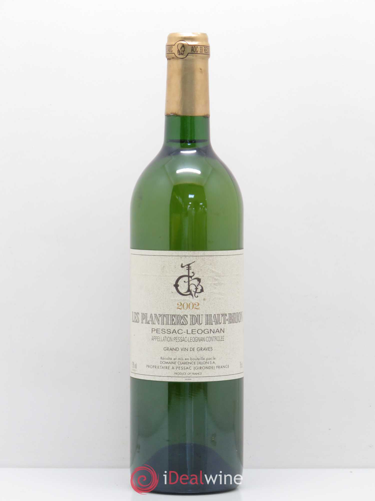 Château Les Plantiers du Haut-Brion 2002 - Lot de 1 bouteille - 0