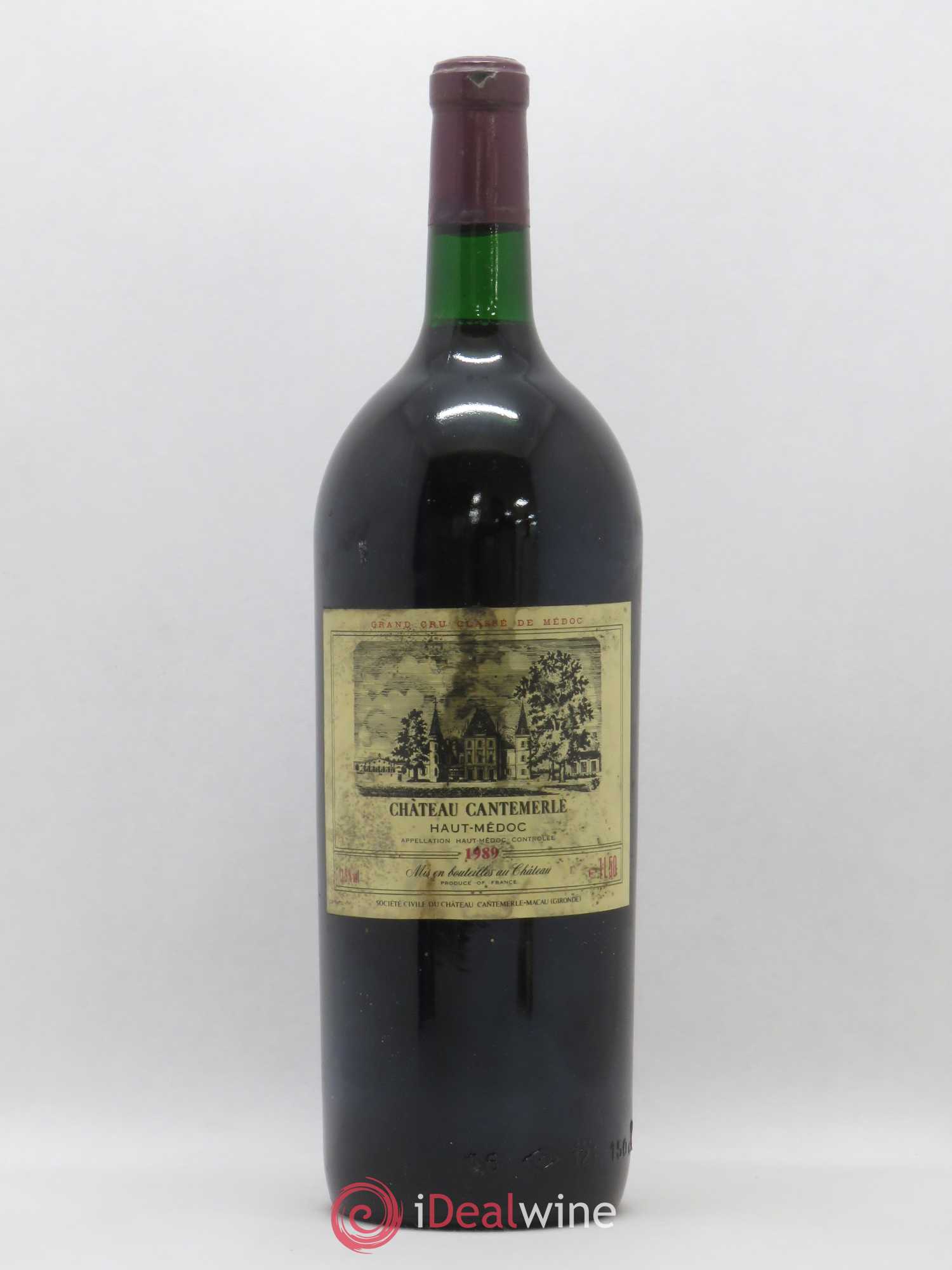 Château Cantemerle 5ème Grand Cru Classé 1989 - Lot de 1 magnum - 0