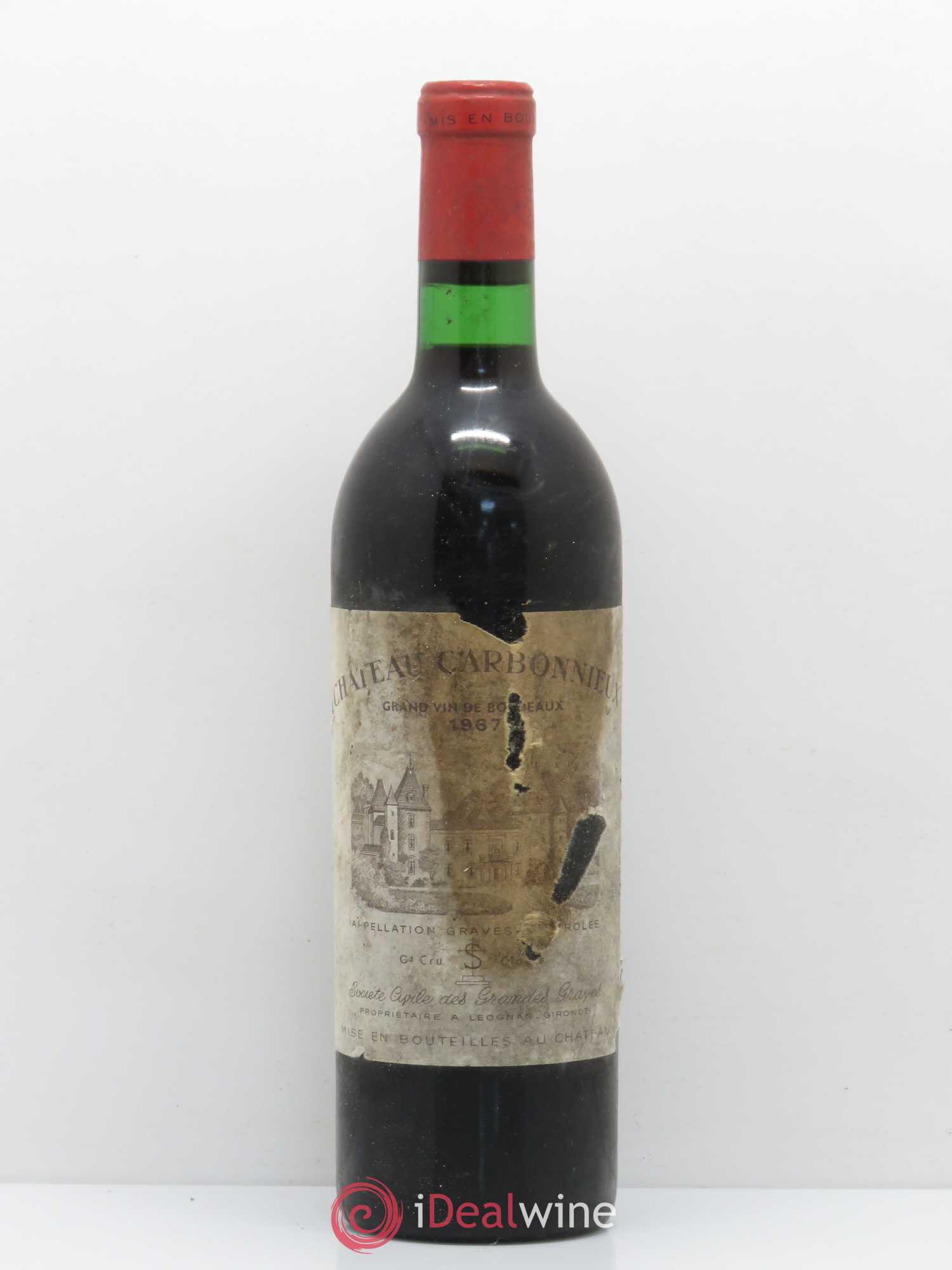 Château Carbonnieux Cru Classé de Graves 1967 - Lot de 1 bouteille - 0