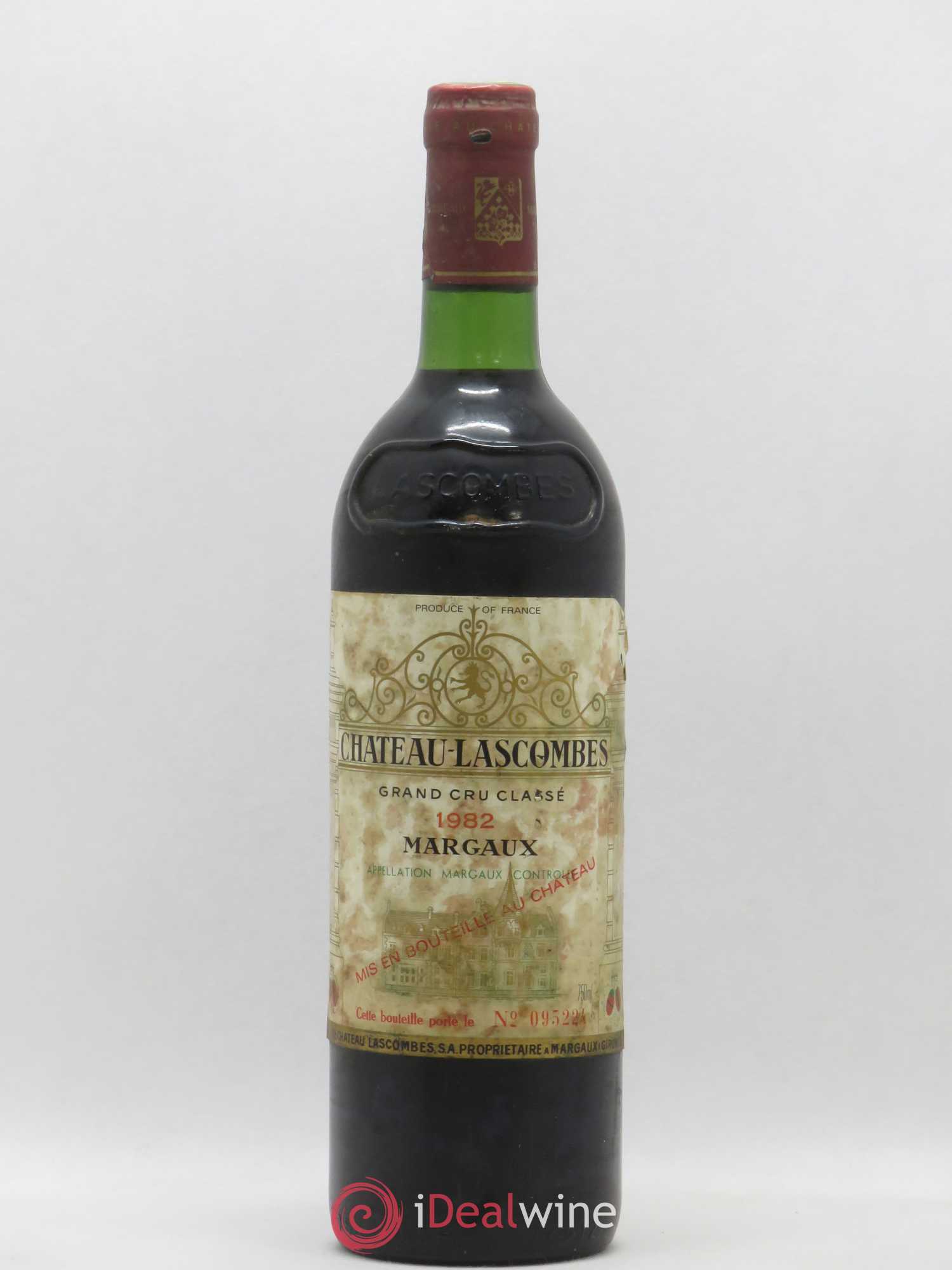 Château Lascombes 2ème Grand Cru Classé 1982 - Lot de 1 bouteille - 0