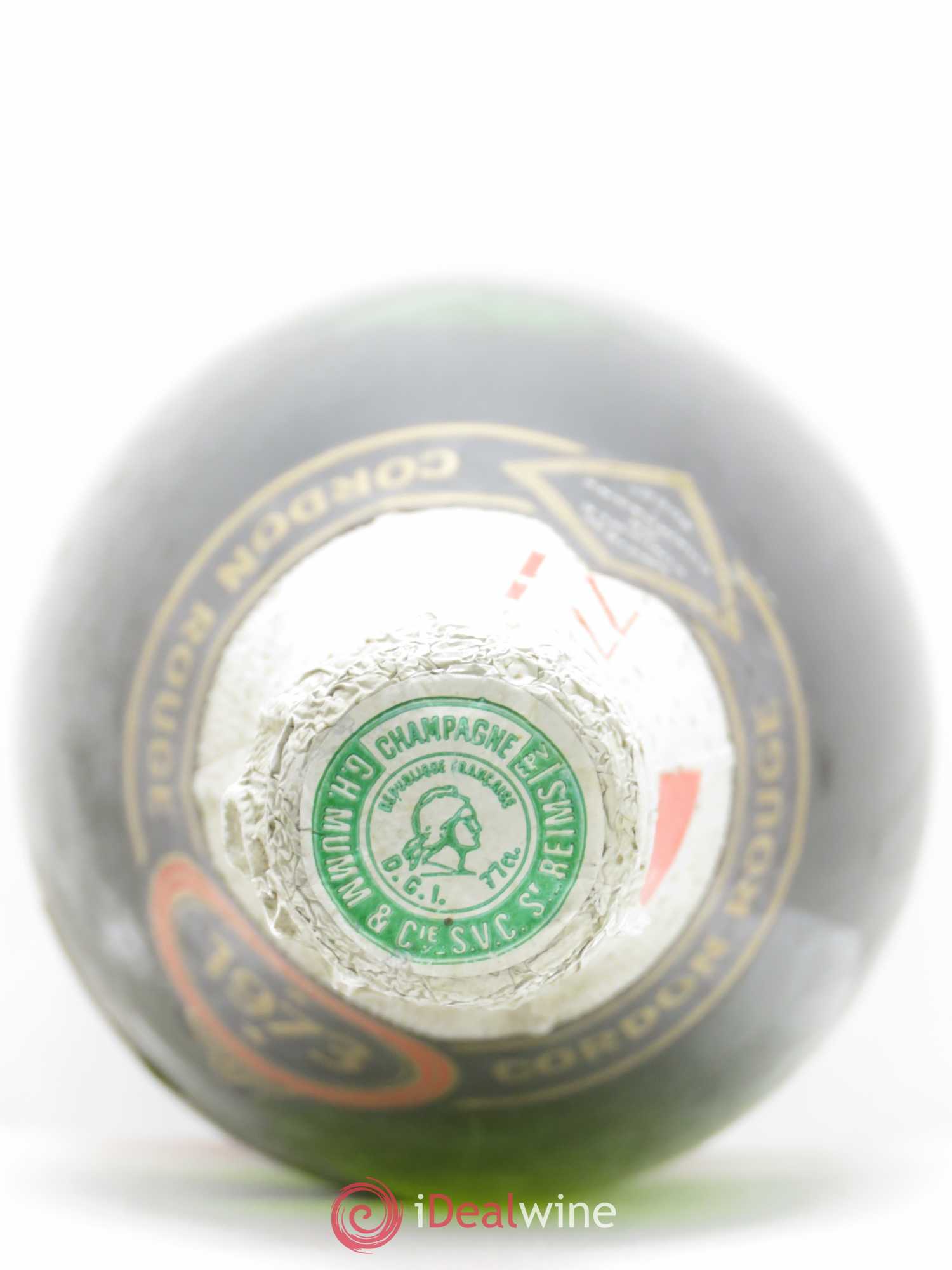Cordon Rouge Mumm 1973 - Lot of 1 bottle - 1