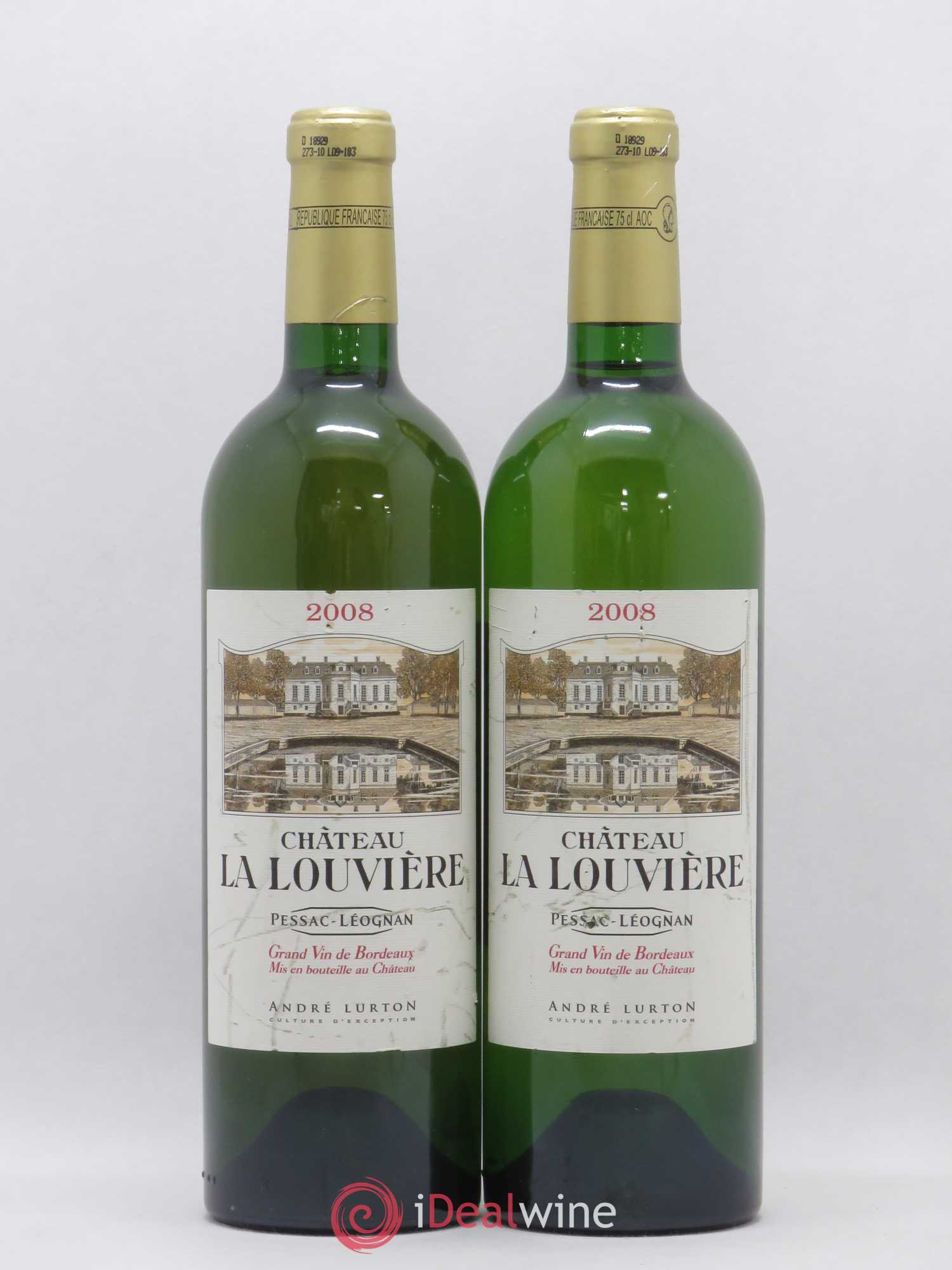 Château la Louvière 2008 - Lot de 2 bouteilles - 0