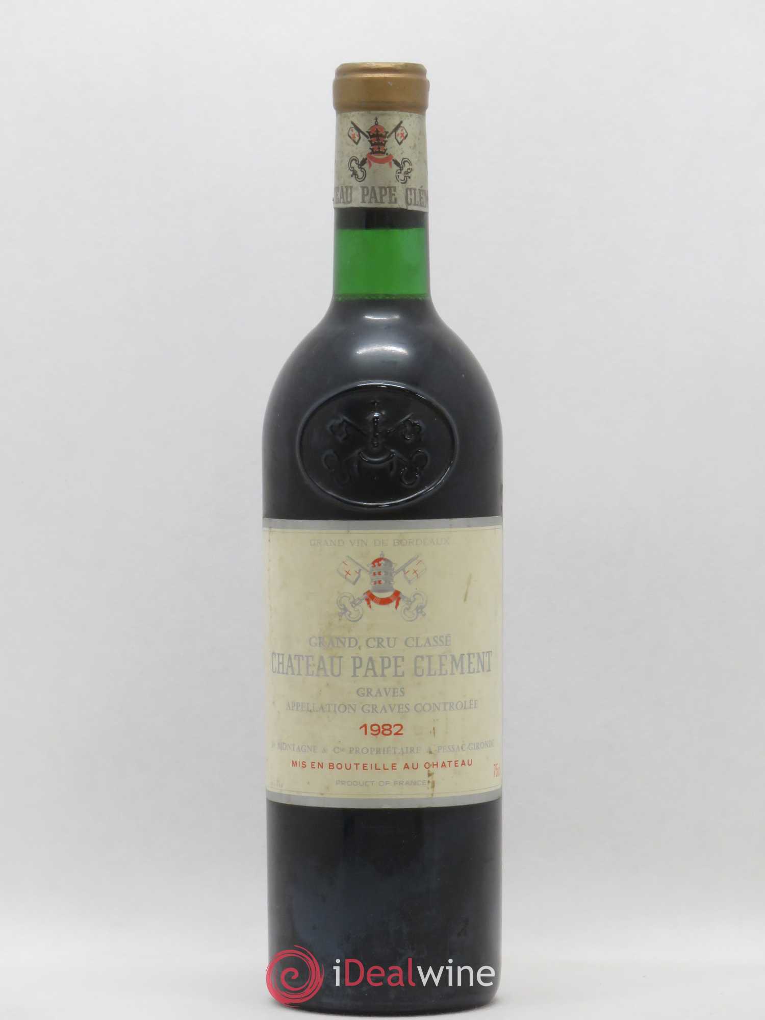Château Pape Clément Cru Classé de Graves 1982 - Lot de 1 bouteille - 0
