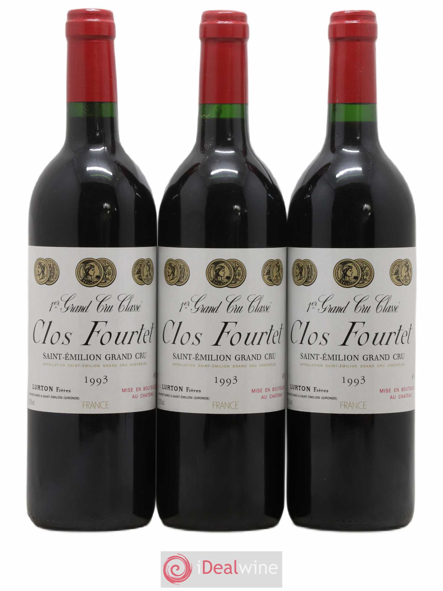 Clos Fourtet 1er Grand Cru Classé B 1993 - Lot de 12 bouteilles - 3