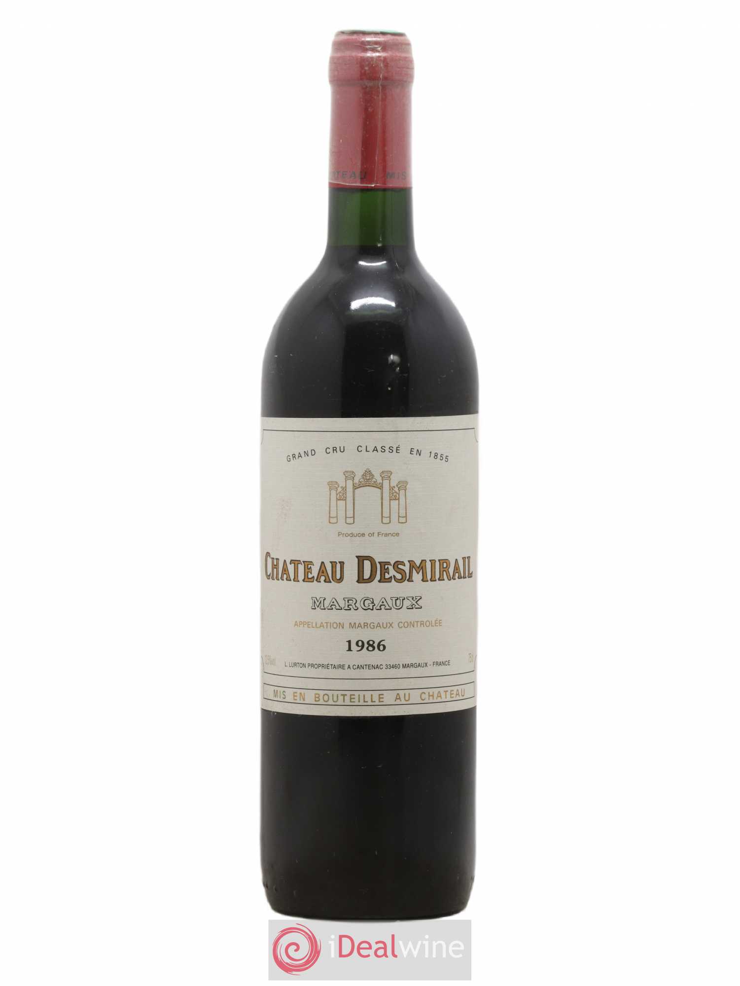 Château Desmirail 3ème Grand Cru Classé 1989 - Lot de 1 bouteille - 0