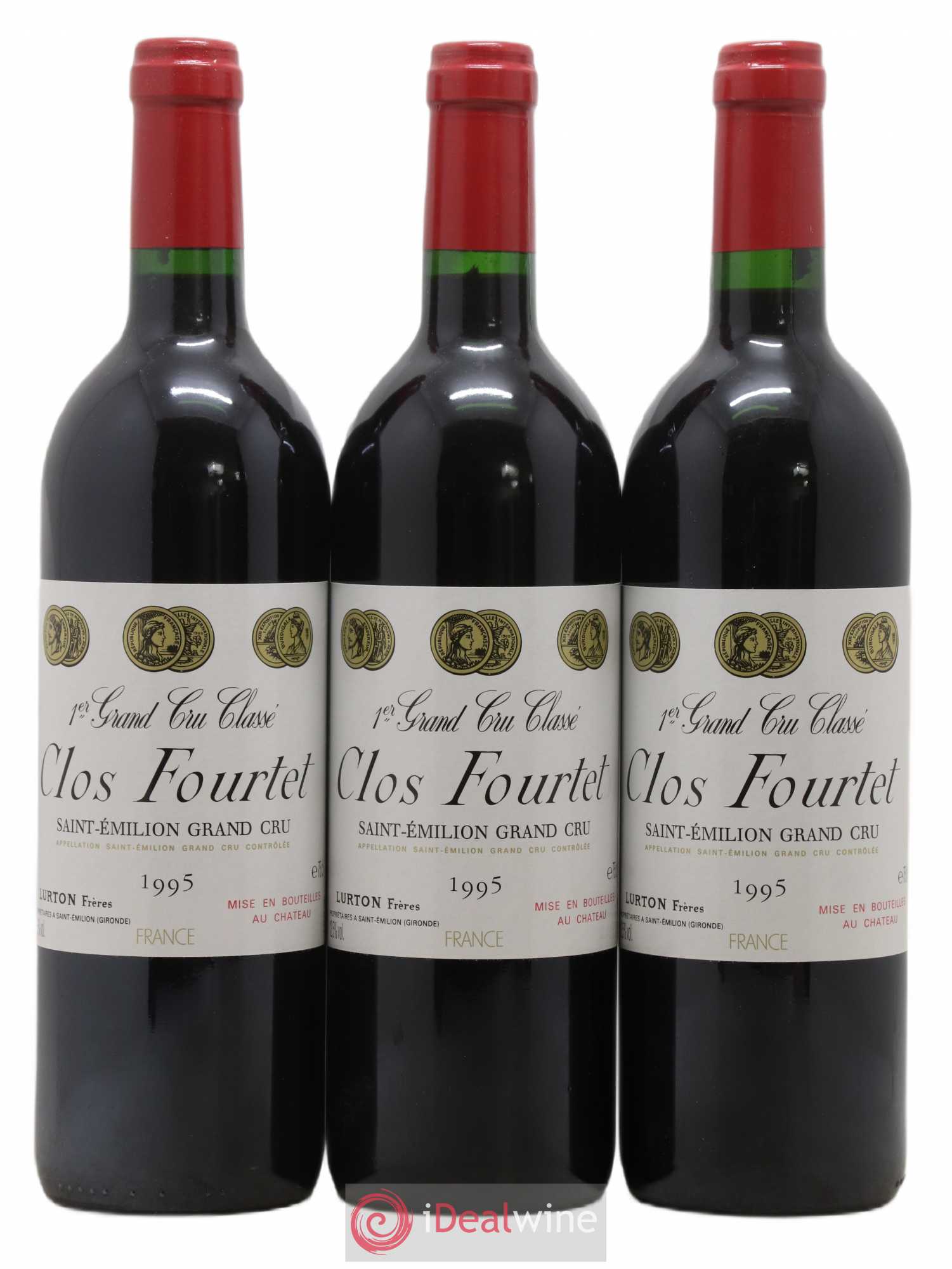 Clos Fourtet 1er Grand Cru Classé B 1995 - Lot de 12 bouteilles - 1