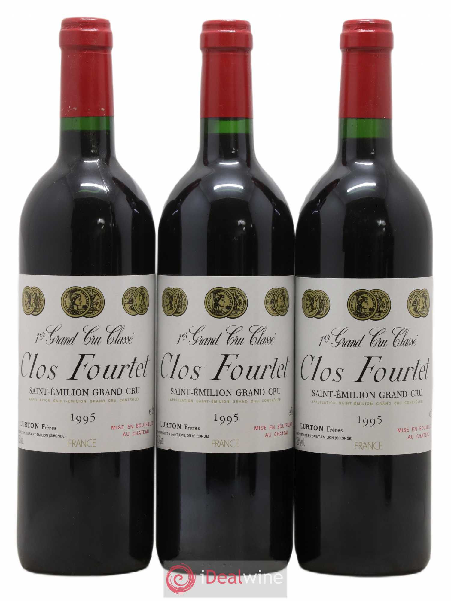 Clos Fourtet 1er Grand Cru Classé B 1995 - Lot de 12 bouteilles - 2