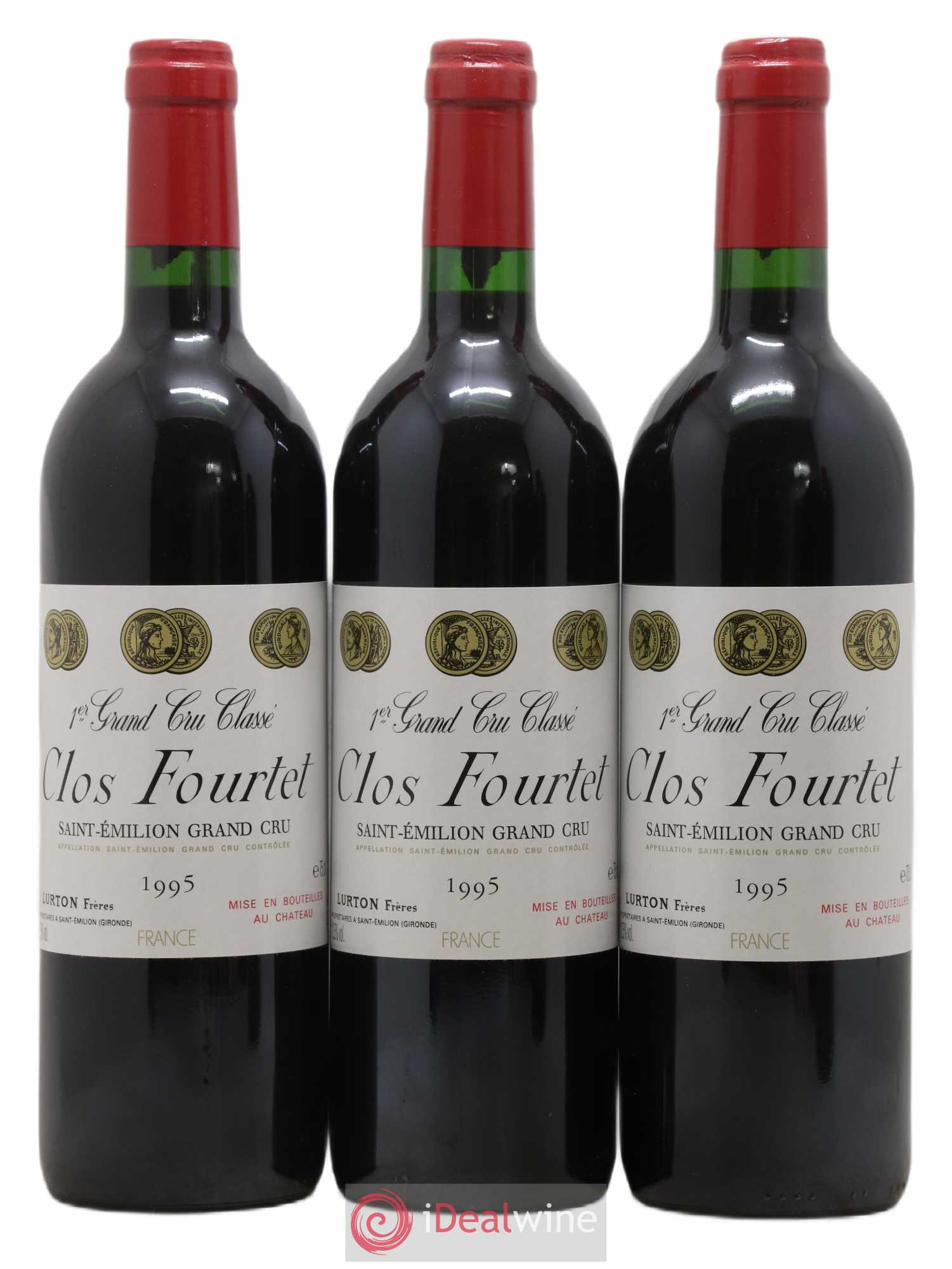 Clos Fourtet 1er Grand Cru Classé B 1995 - Lot de 12 bouteilles - 3