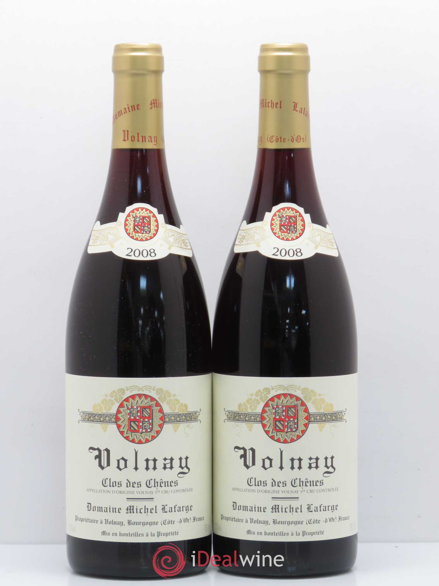 Volnay 1er Cru Clos des Chênes Lafarge (Domaine) 2008 - Lot de 2 bouteilles - 0