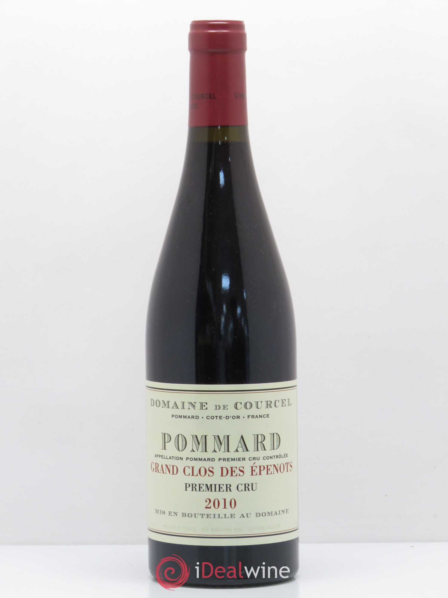 Pommard 1er Cru Grand Clos des Epenots de Courcel (Domaine) 2010 - Lot de 1 bouteille - 0