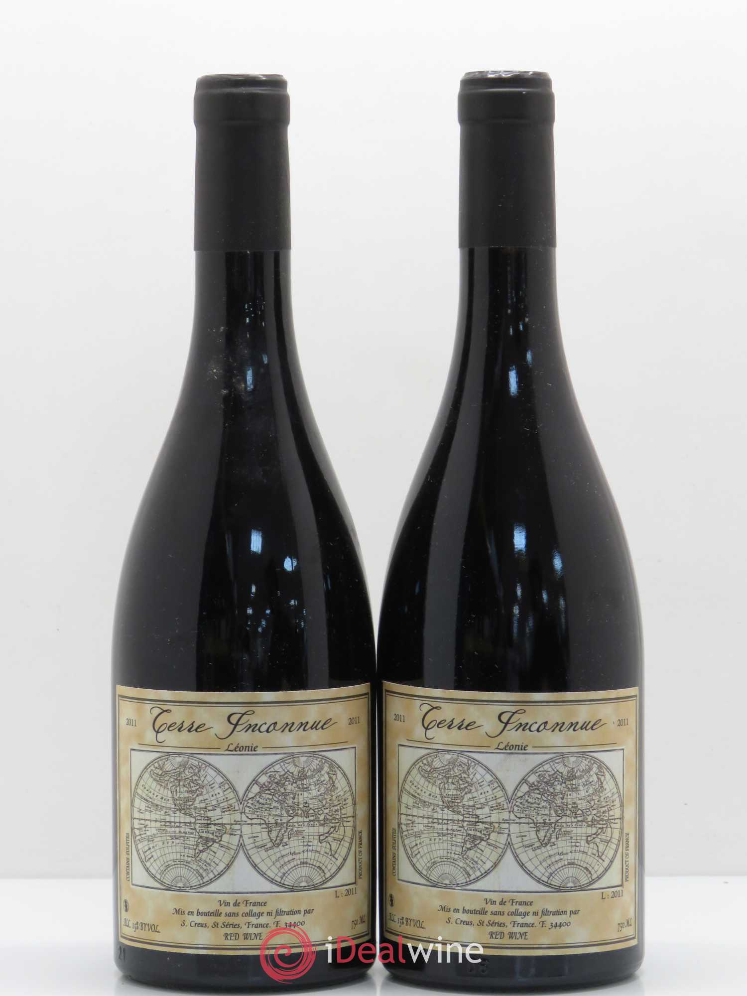 Vin de Table de France Léonie Terre Inconnue 2011 - Lot de 2 bouteilles - 0