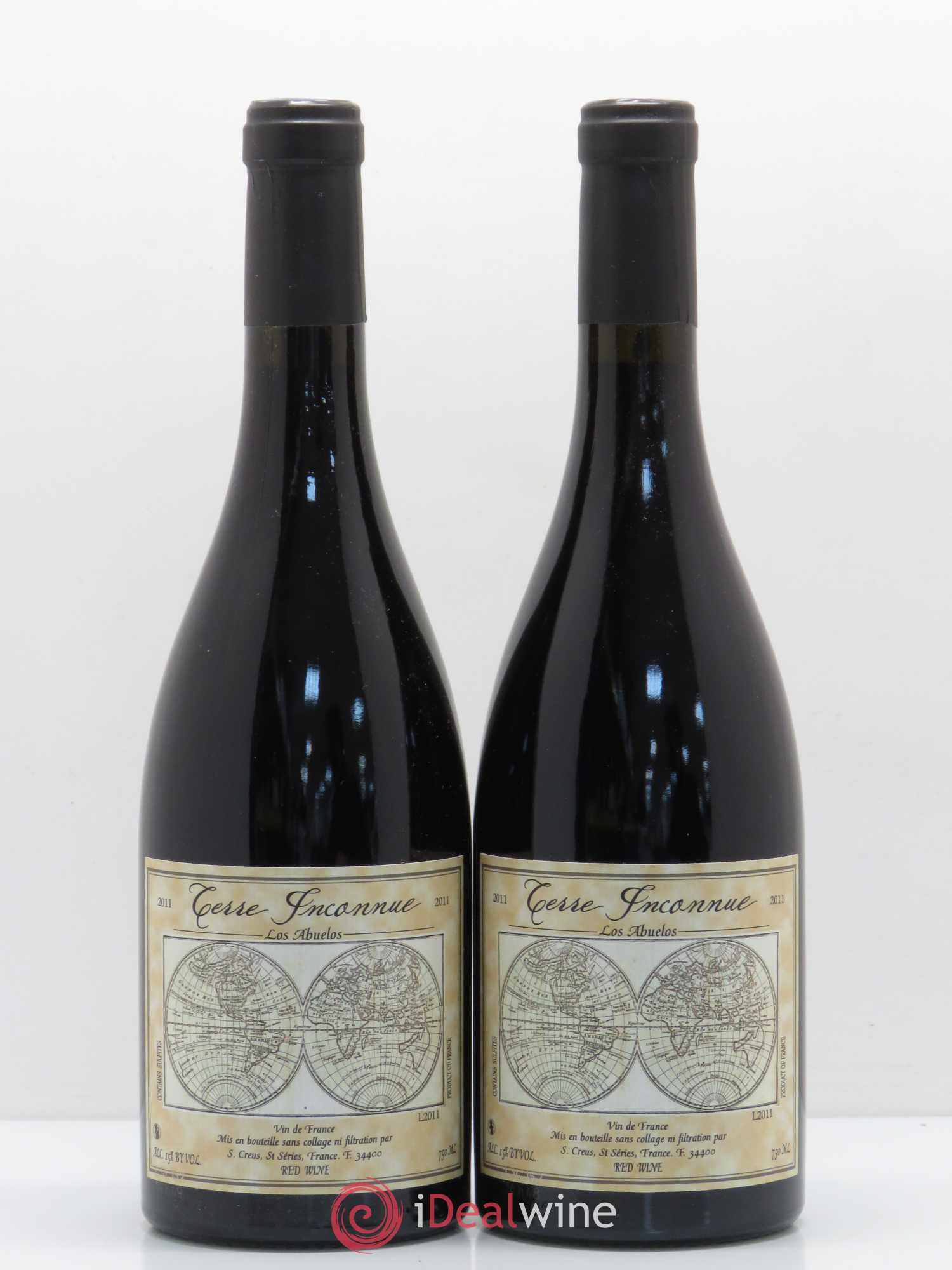 Vin de France Los Abuelos Terre Inconnue 2011 - Posten von 2 Flaschen - 0