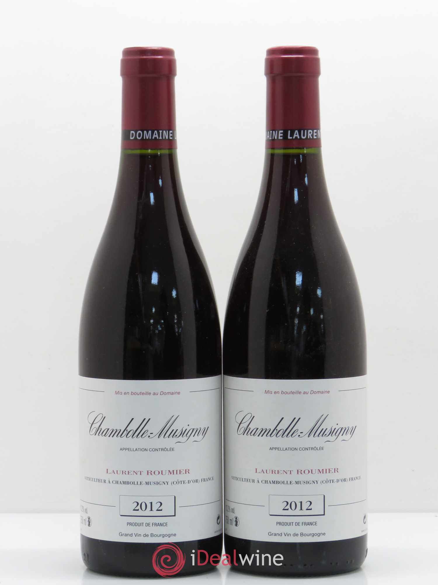 Chambolle-Musigny Laurent Roumier 2012 - Lot de 2 bouteilles - 0