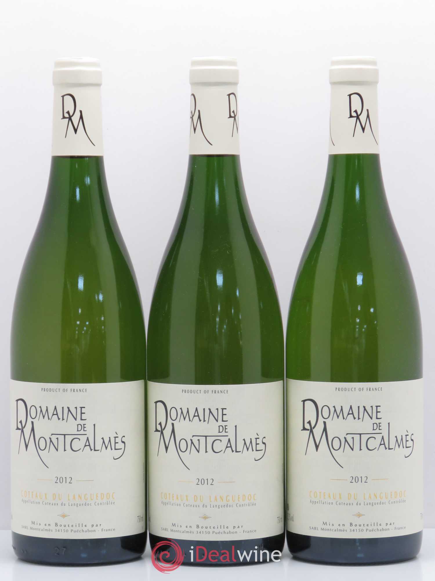 Languedoc Domaine de Montcalmès Frédéric Pourtalié 2012 - Lot de 3 bouteilles - 0