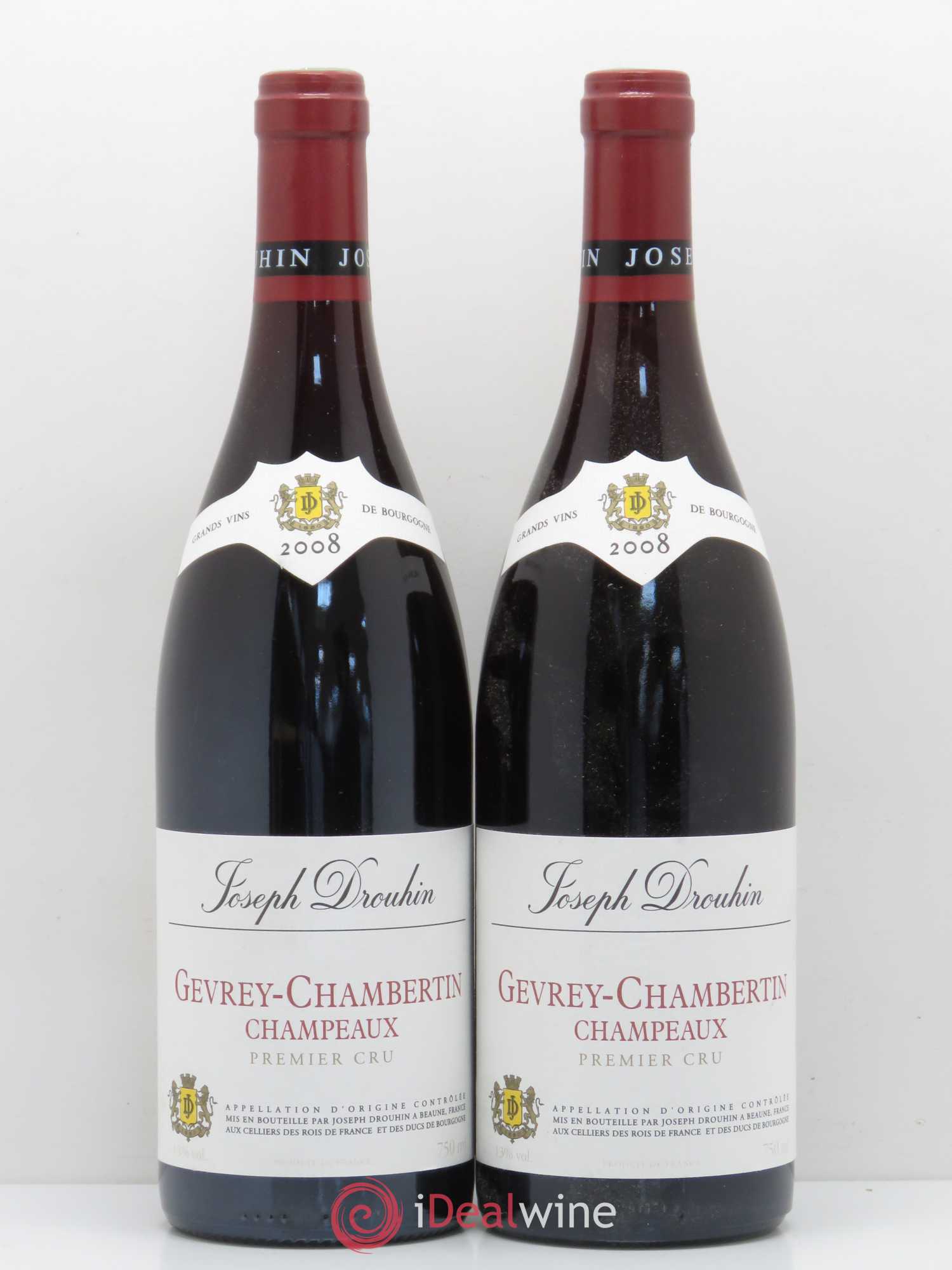 Gevrey-Chambertin 1er Cru Champeaux Joseph Drouhin 2008 - Posten von 2 Flaschen - 0