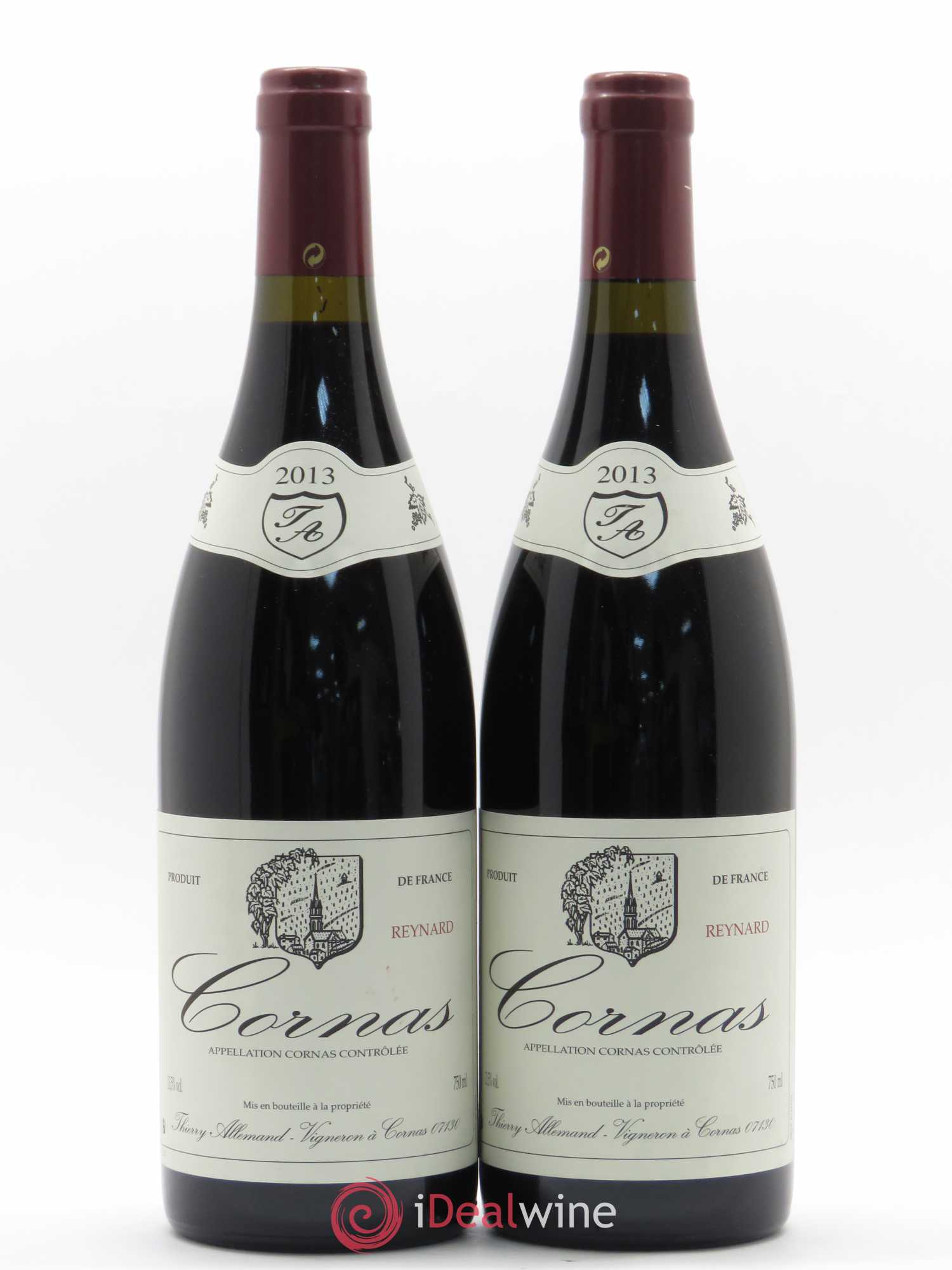 Cornas Reynard Thierry Allemand 2013 - Lot de 2 bouteilles - 0