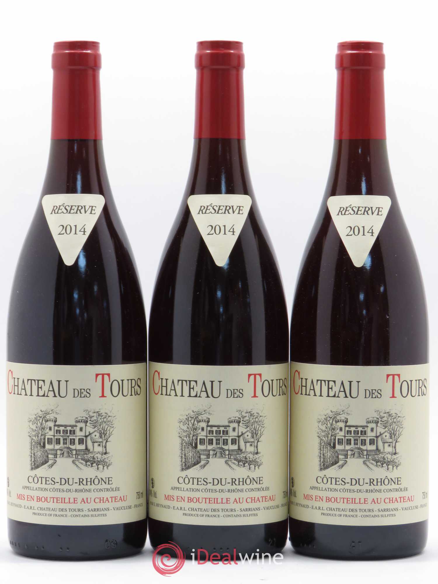 Côtes-du-Rhône Château des Tours Emmanuel Reynaud 2014 - Lot de 6 bouteilles - 2