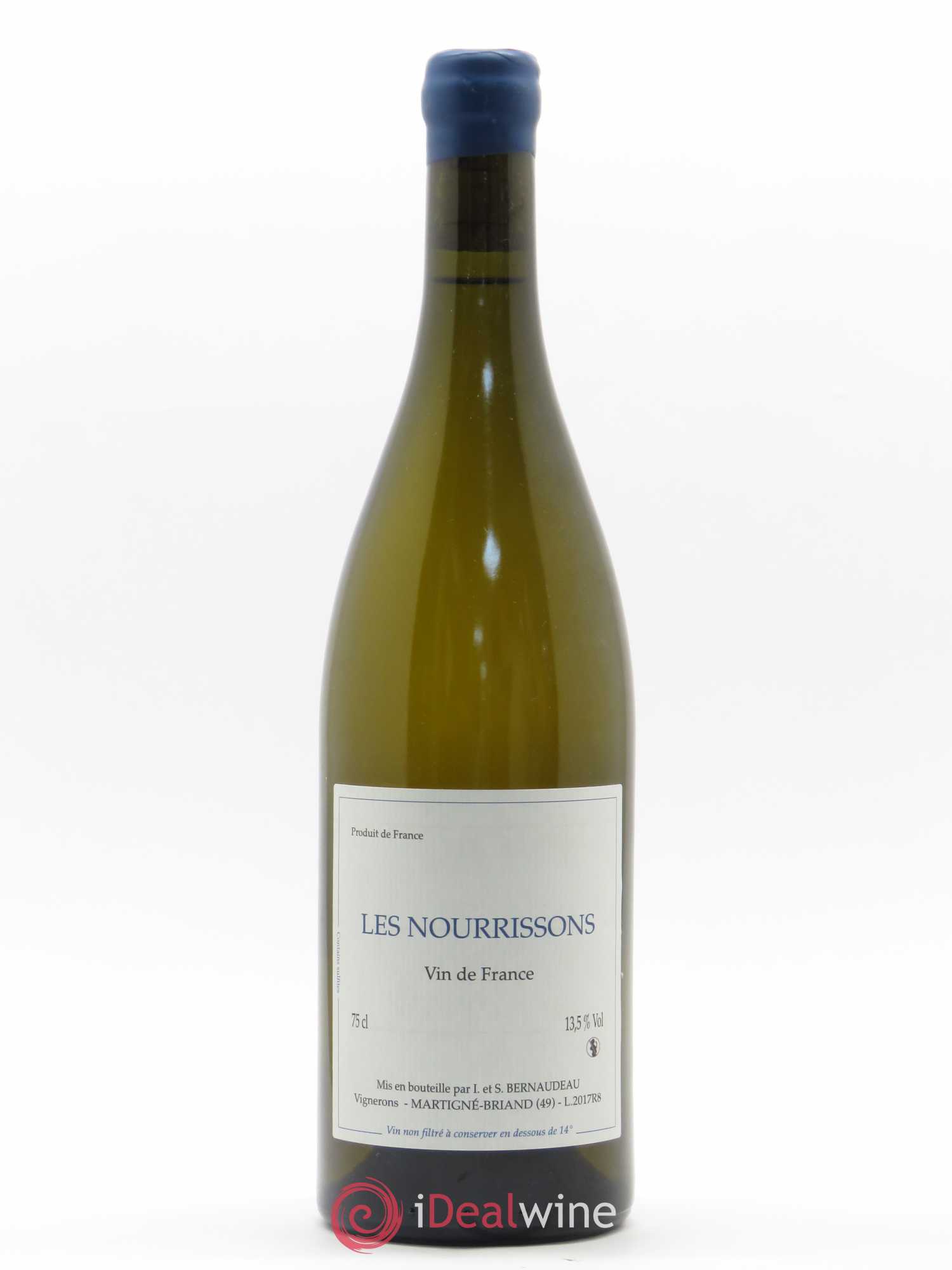 Vin de France Les Nourrissons Stéphane Bernaudeau 2017 - Lot de 1 bouteille - 0