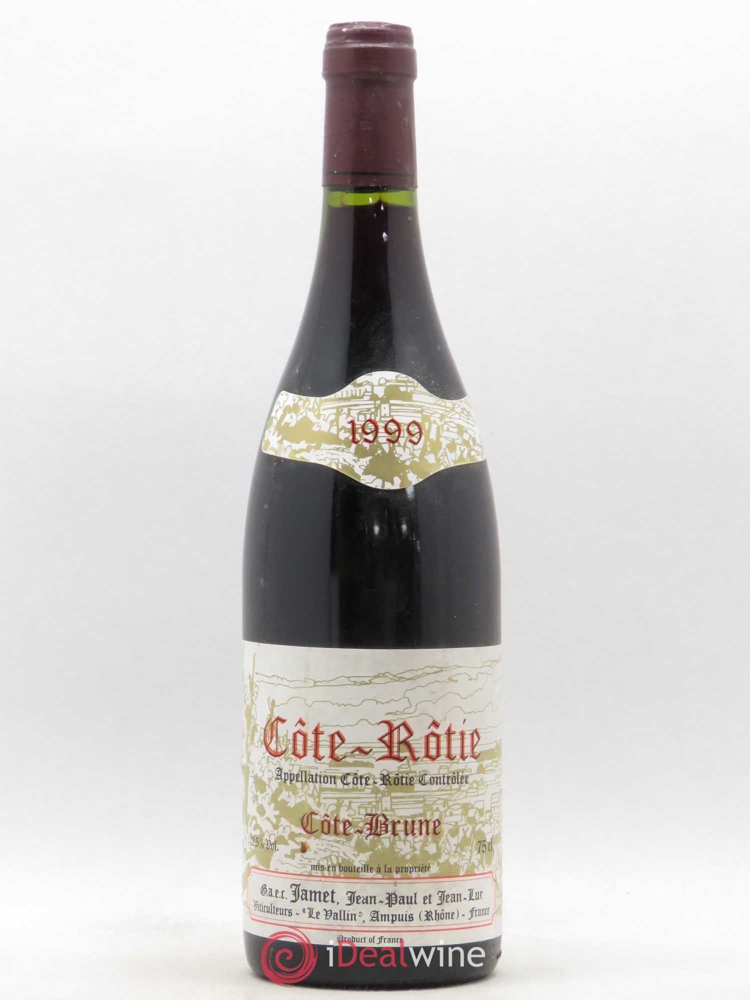 Côte-Rôtie Côte Brune Jamet (Domaine) 1999 - Lot de 1 bouteille - 0