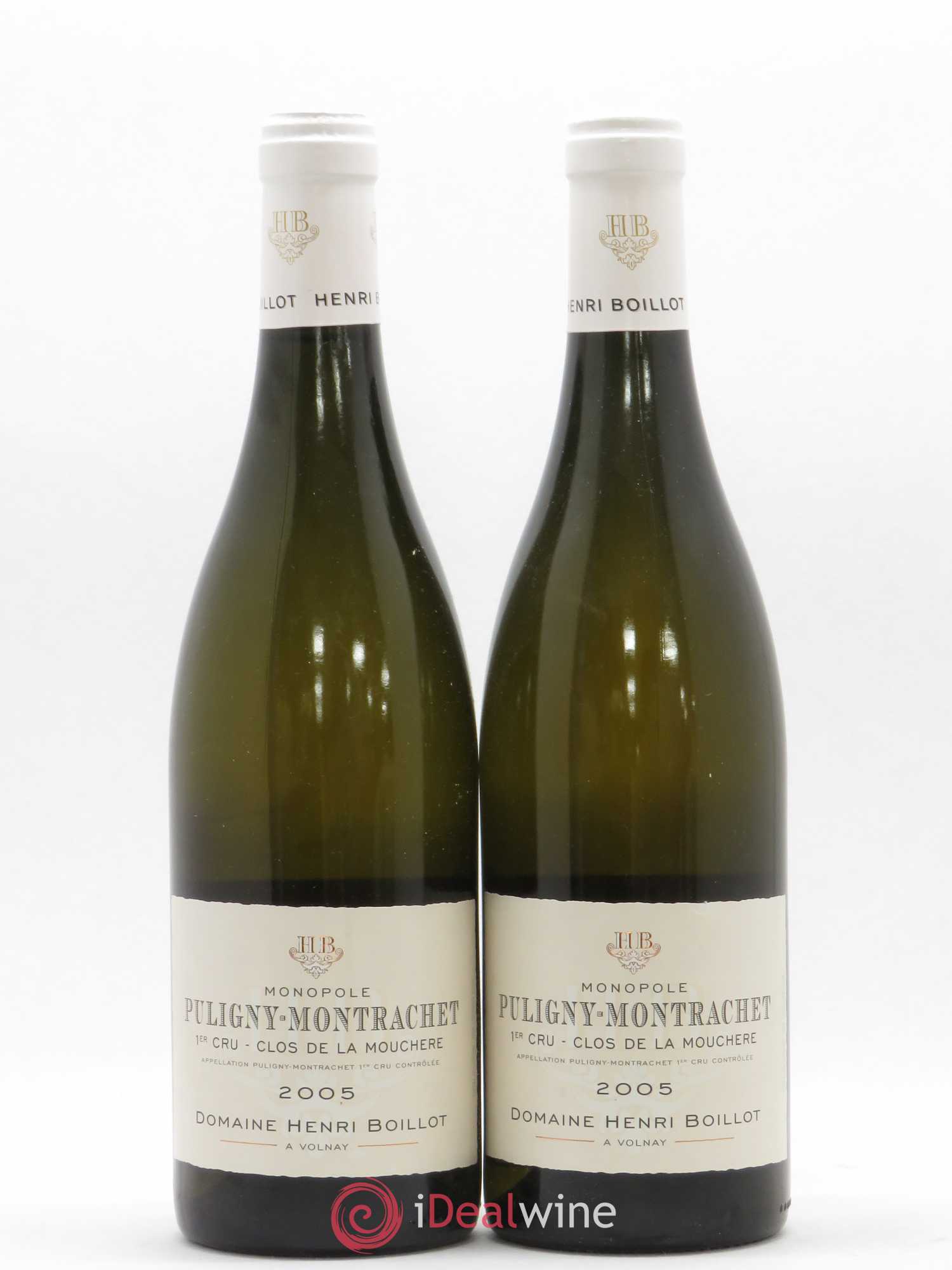 Puligny-Montrachet 1er Cru Clos de la Mouchère Henri Boillot (Domaine) 2005 - Lot de 2 bouteilles - 0