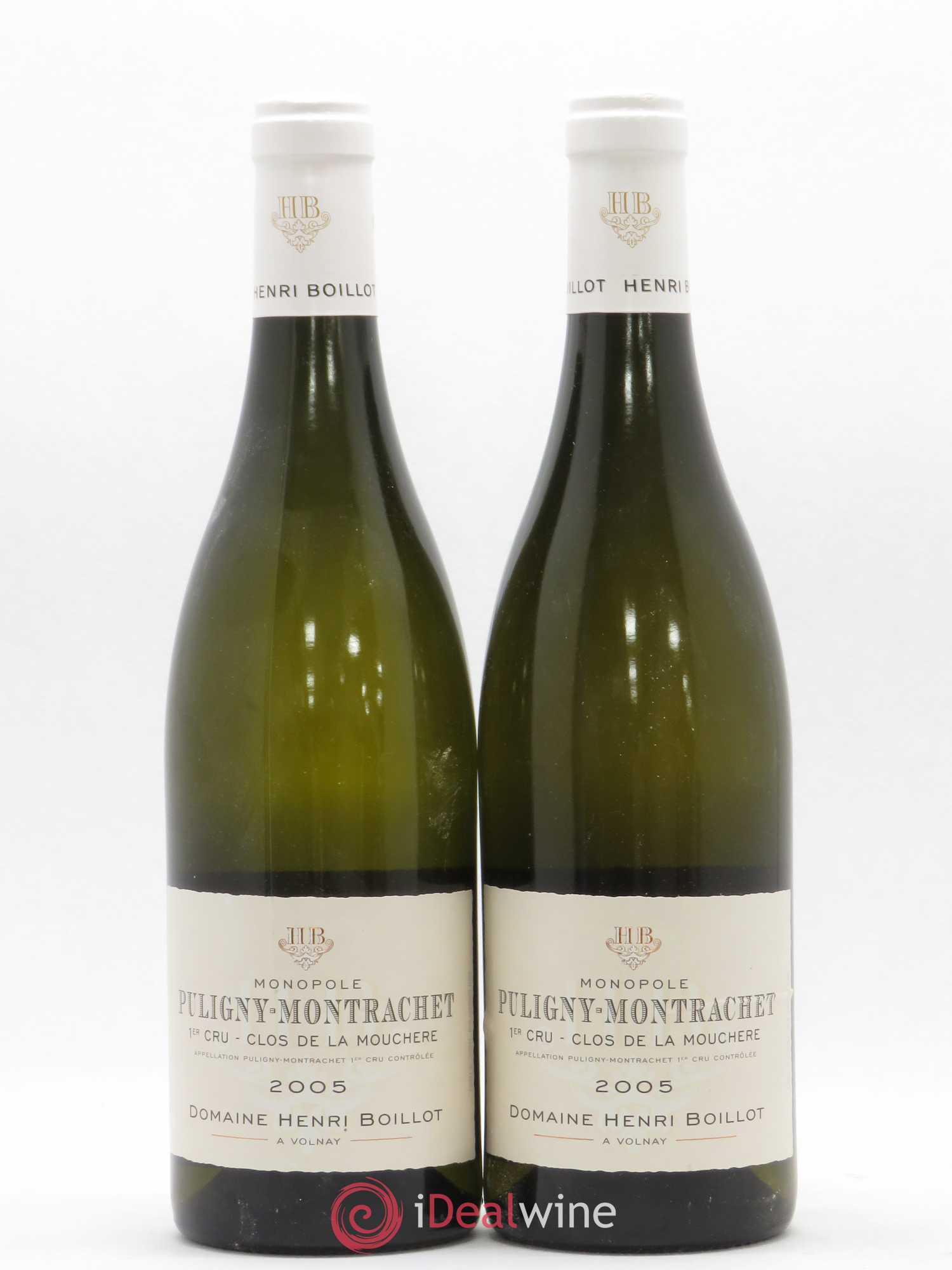 Puligny-Montrachet 1er Cru Clos de la Mouchère Henri Boillot (Domaine) 2005 - Lot de 2 bouteilles - 0
