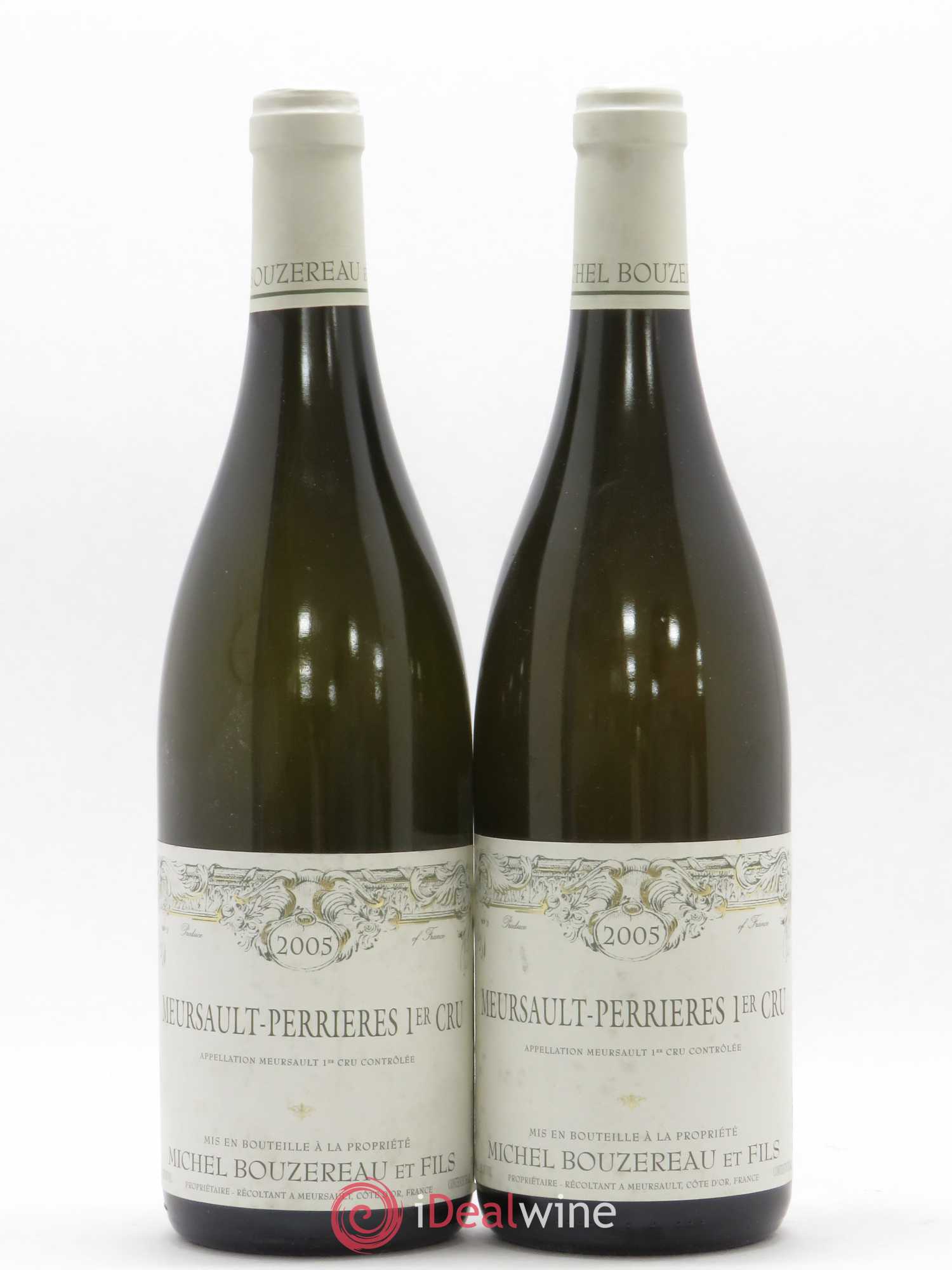 Meursault 1er Cru Perrières Michel Bouzereau et Fils (Domaine) 2005 - Lot de 2 bouteilles - 0