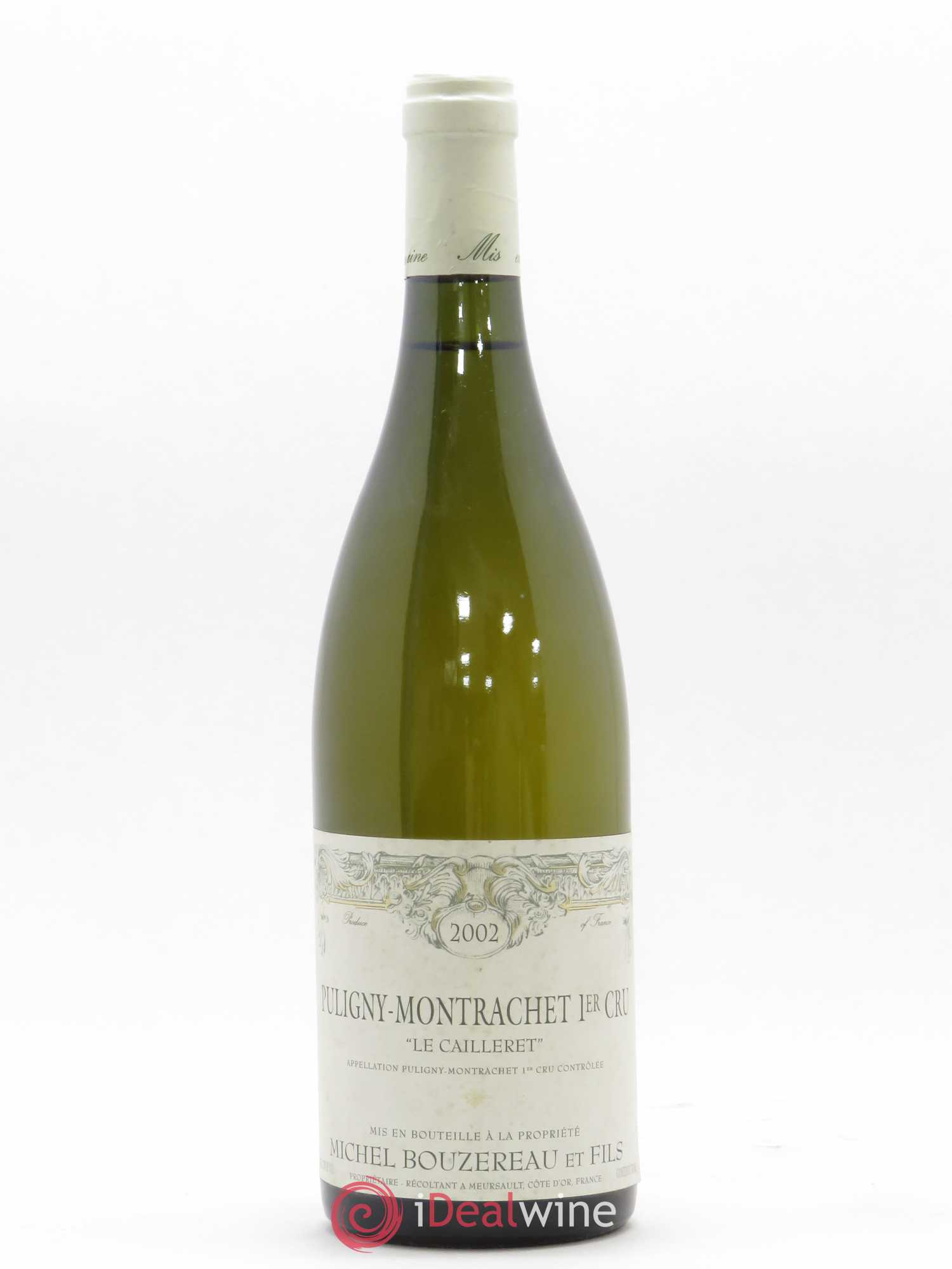 Puligny-Montrachet 1er Cru Le Cailleret Michel Bouzereau et Fils (Domaine) 2002 - Lot de 1 bouteille - 0