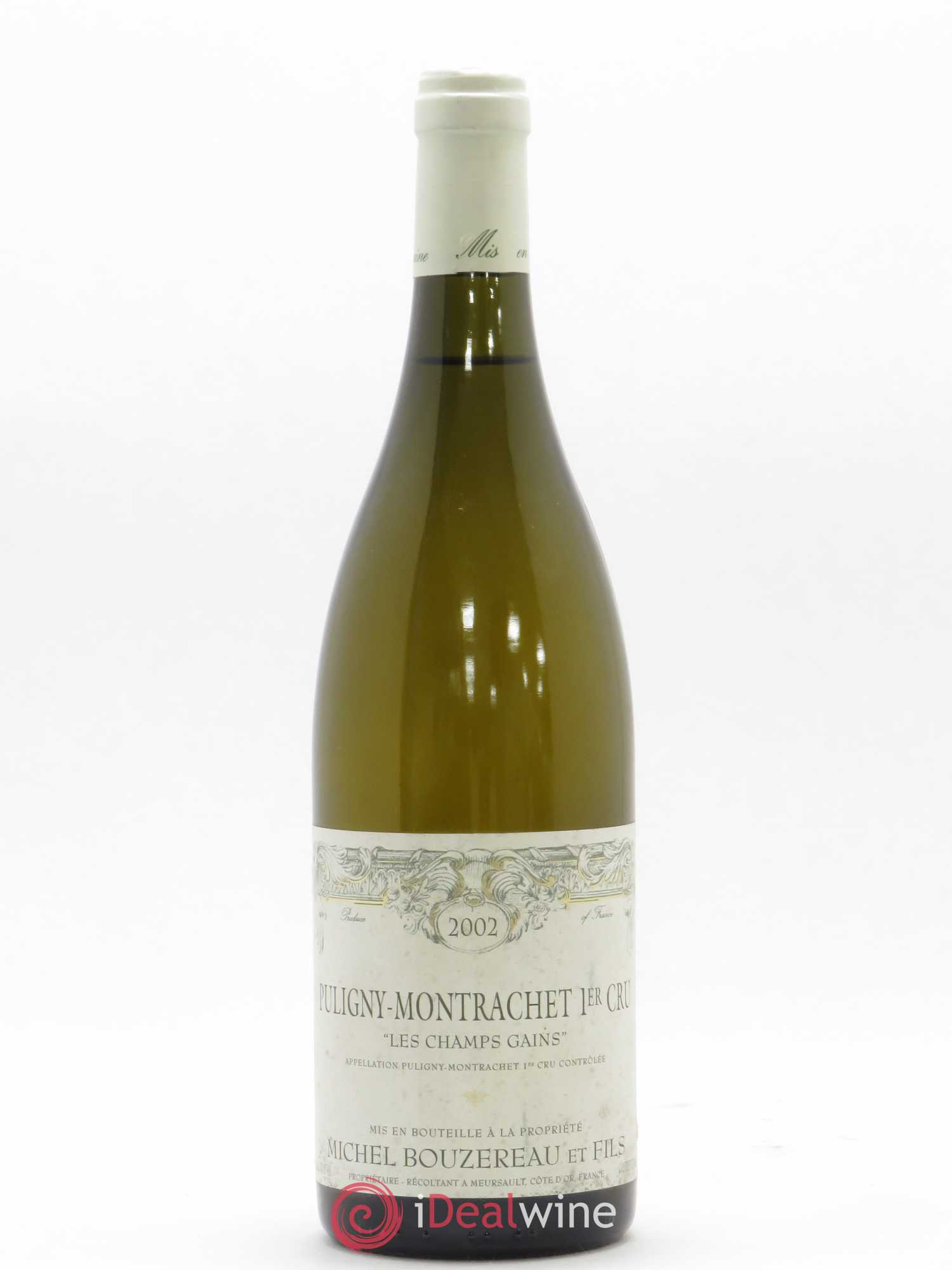 Puligny-Montrachet 1er Cru Les Champs Gains Michel Bouzereau et Fils (Domaine) 2002 - Lot de 1 bouteille - 0