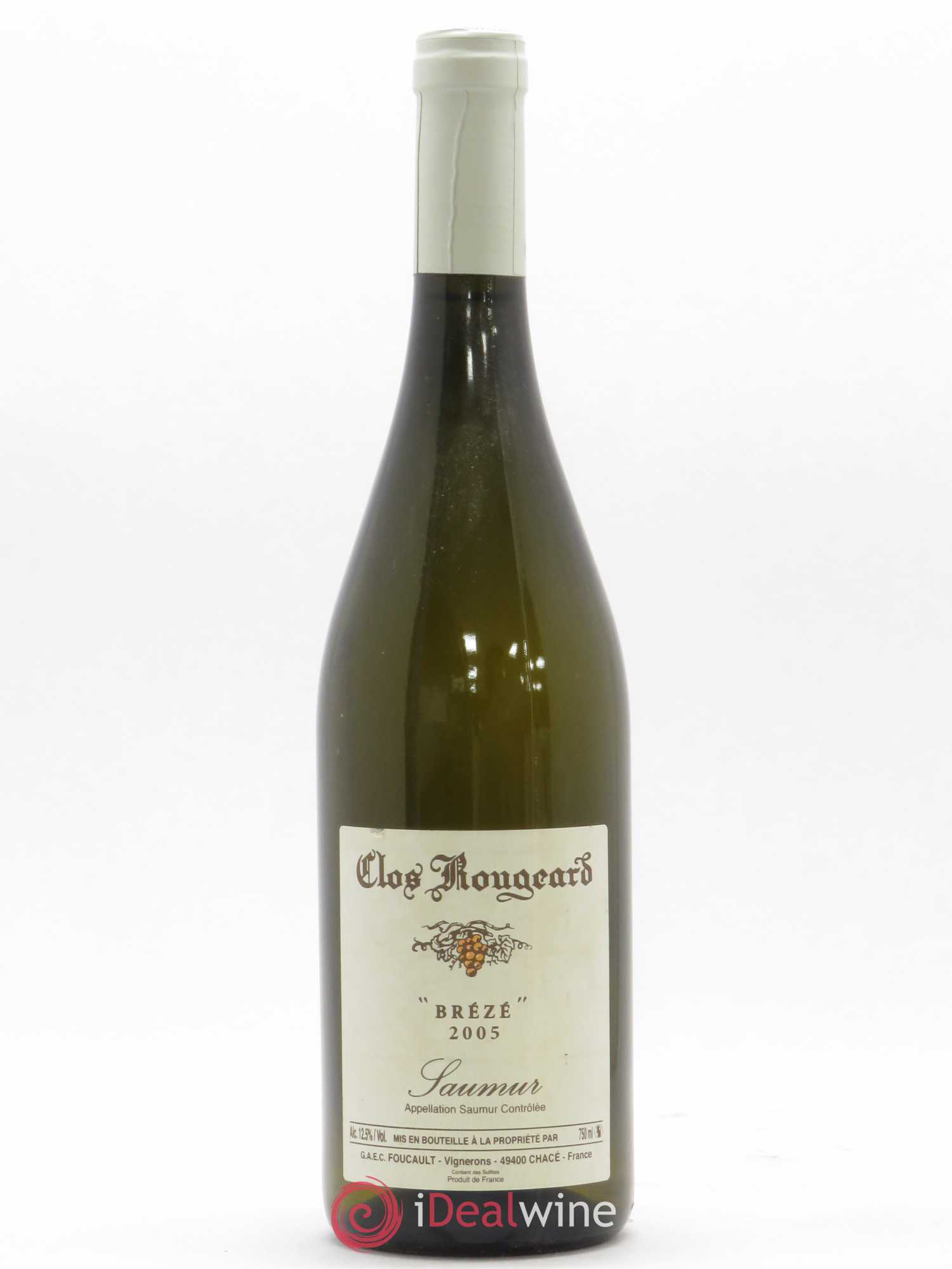 Saumur Brézé Clos Rougeard 2005 - Lot de 1 bouteille - 0