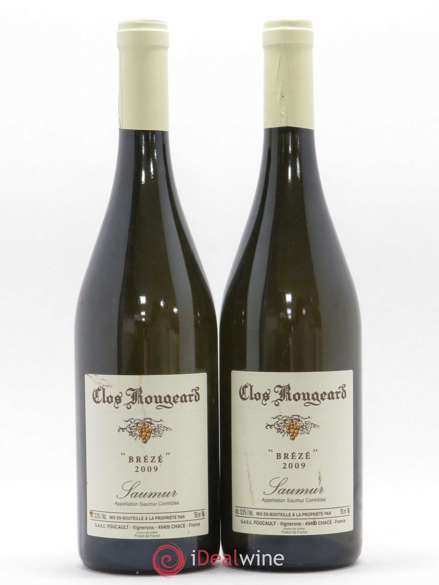 Saumur Brézé Clos Rougeard 2009 - Lot de 2 bouteilles - 0