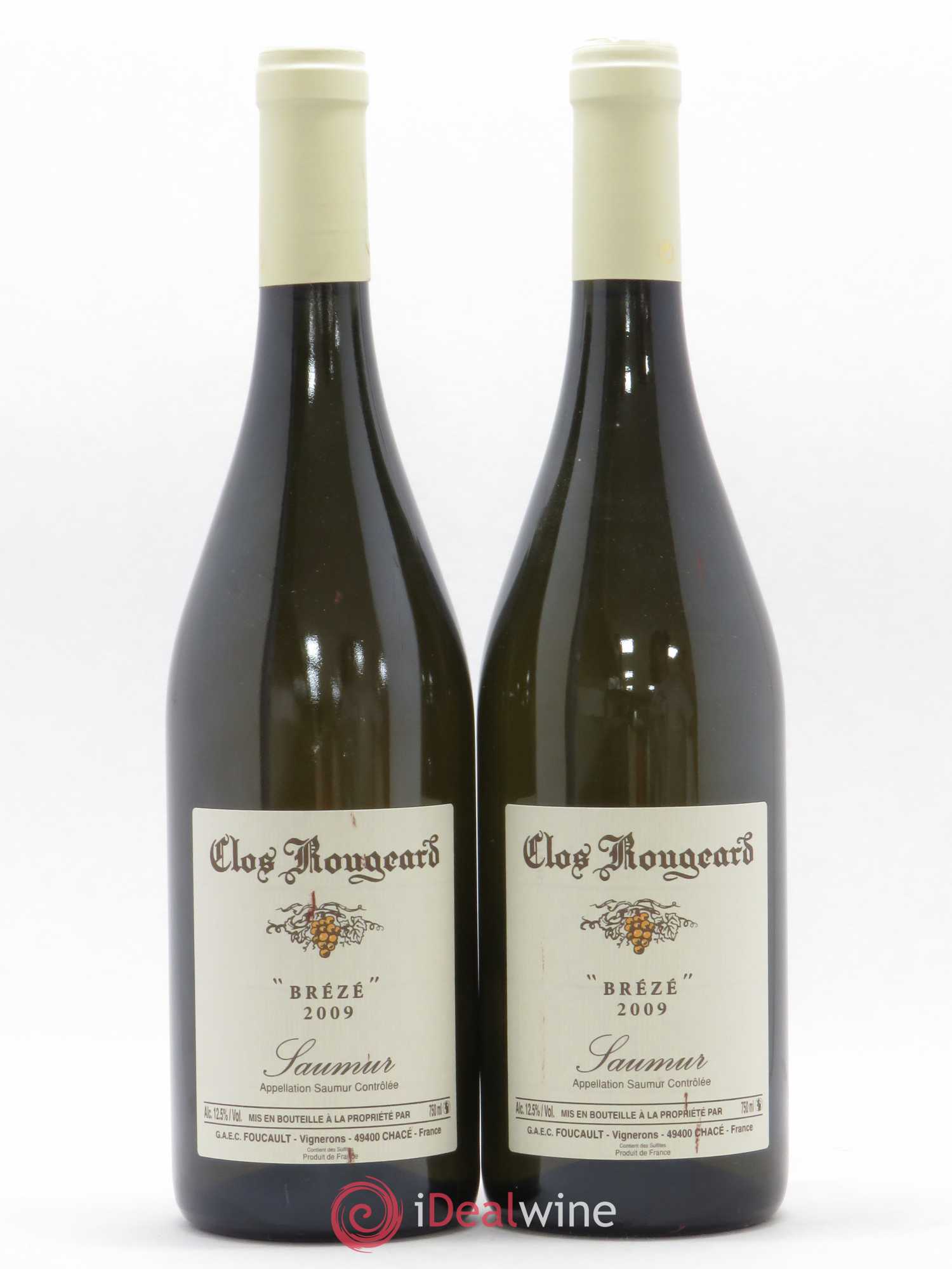Saumur Brézé Clos Rougeard 2009 - Lot de 2 bouteilles - 0