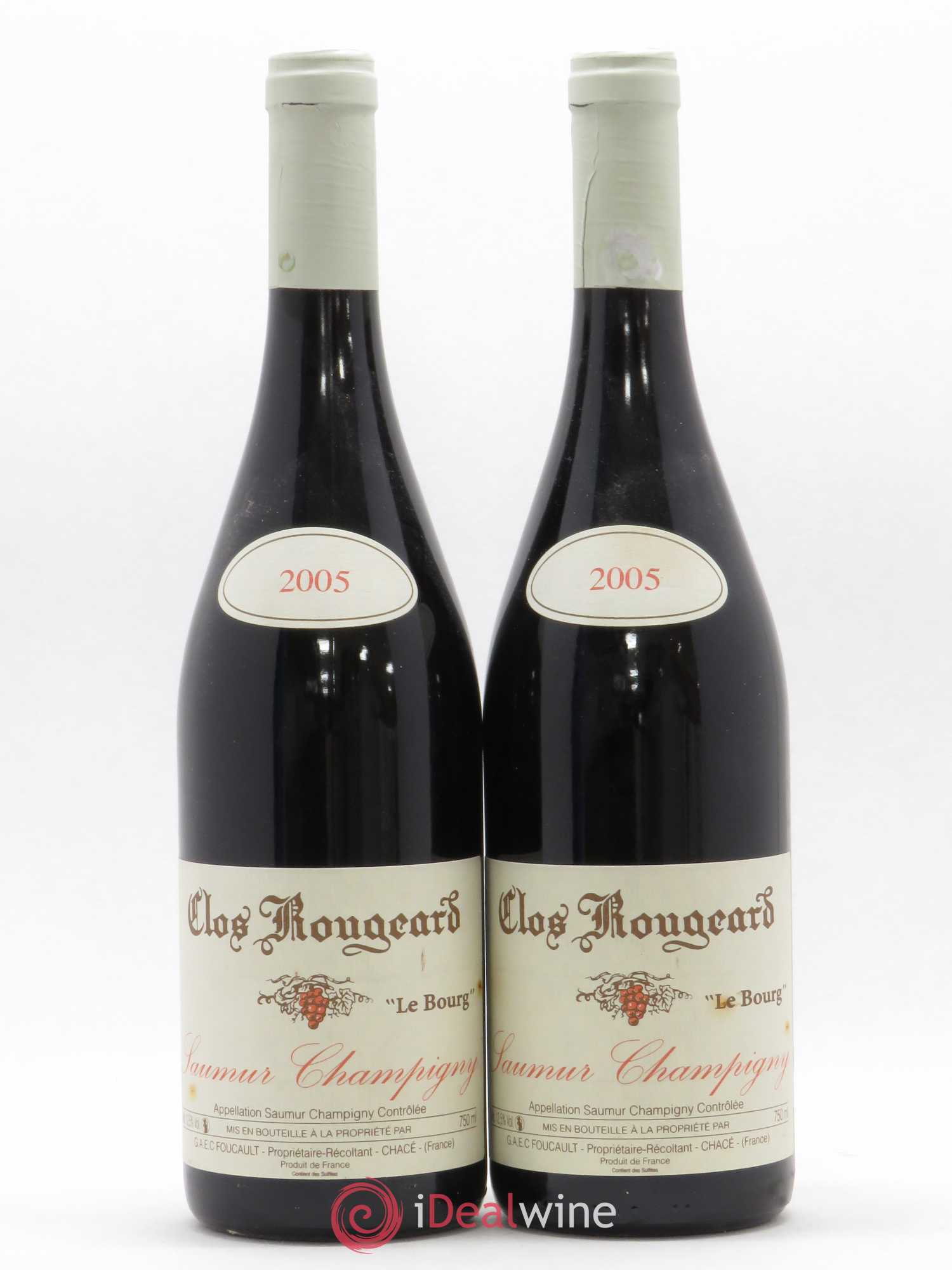 Saumur-Champigny Le Bourg Clos Rougeard 2005 - Lot de 2 bouteilles - 0