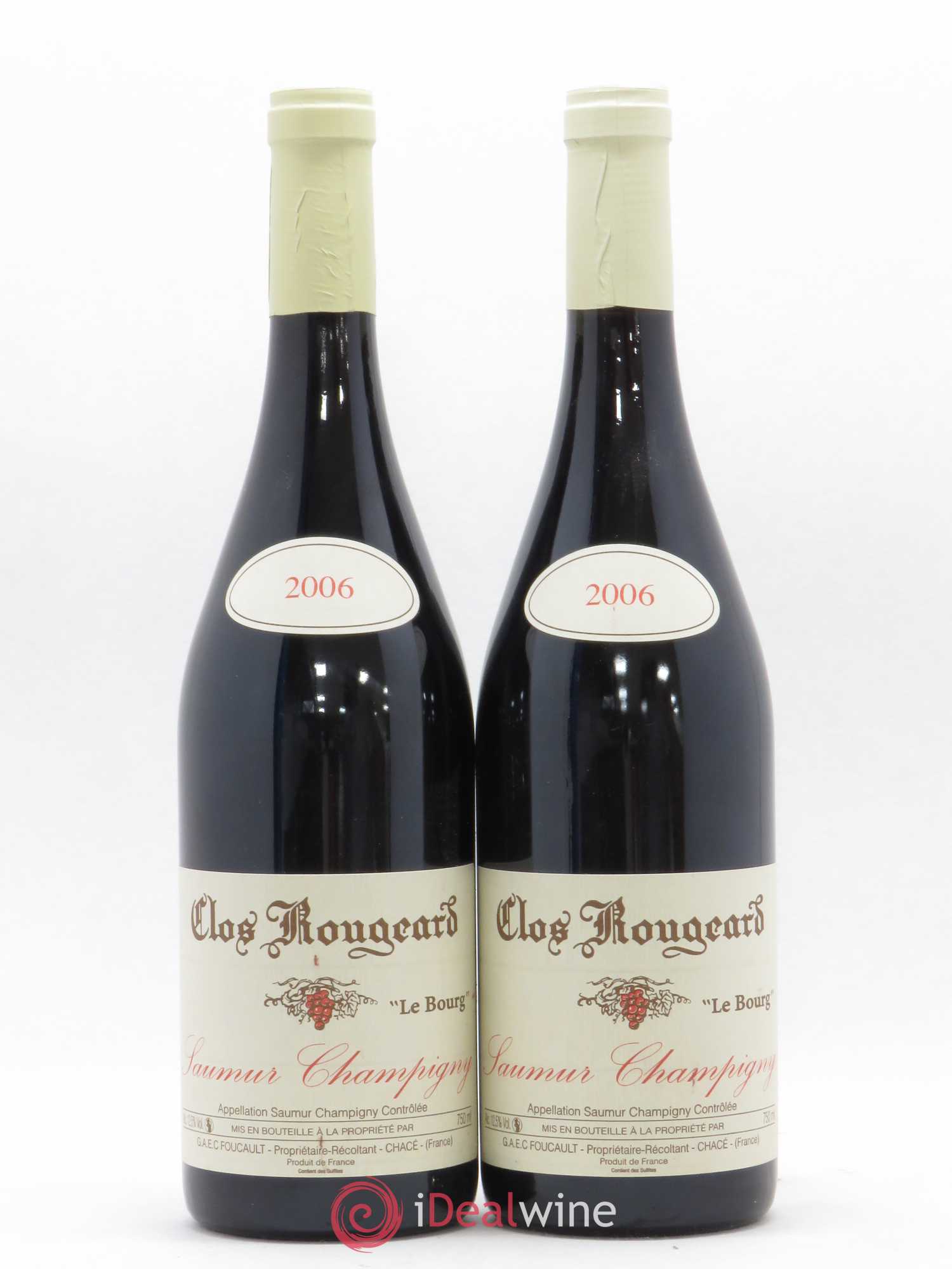 Saumur-Champigny Le Bourg Clos Rougeard 2006 - Lot de 2 bouteilles - 0