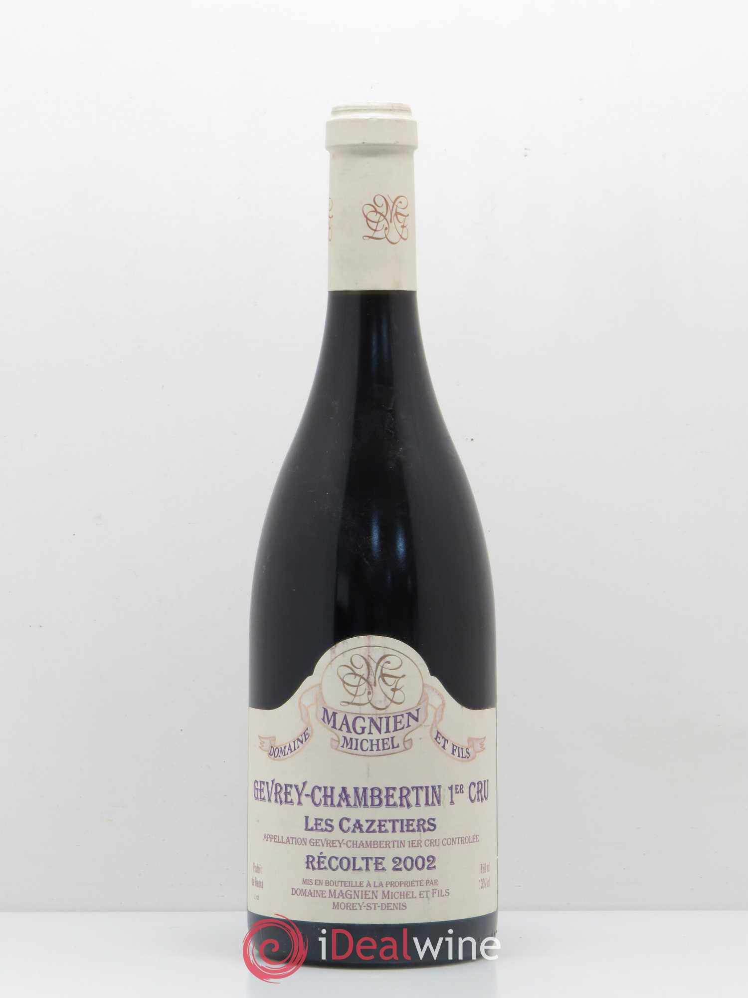 Gevrey-Chambertin 1er Cru Cazetiers Michel Magnien 2002 - Posten von 1 Flasche - 0