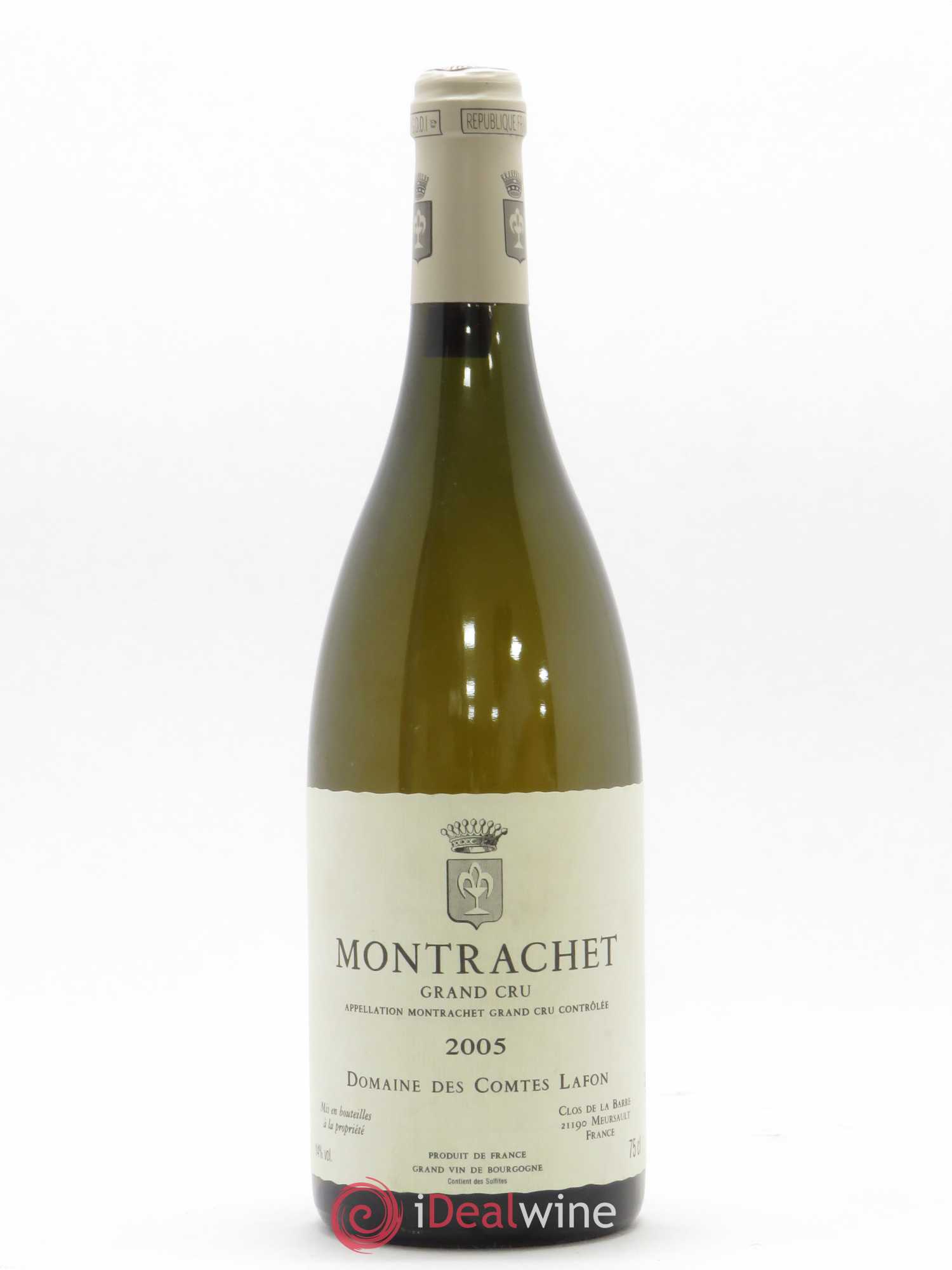 Montrachet Grand Cru Comtes Lafon (Domaine des) 2005 - Lot de 1 bouteille - 0