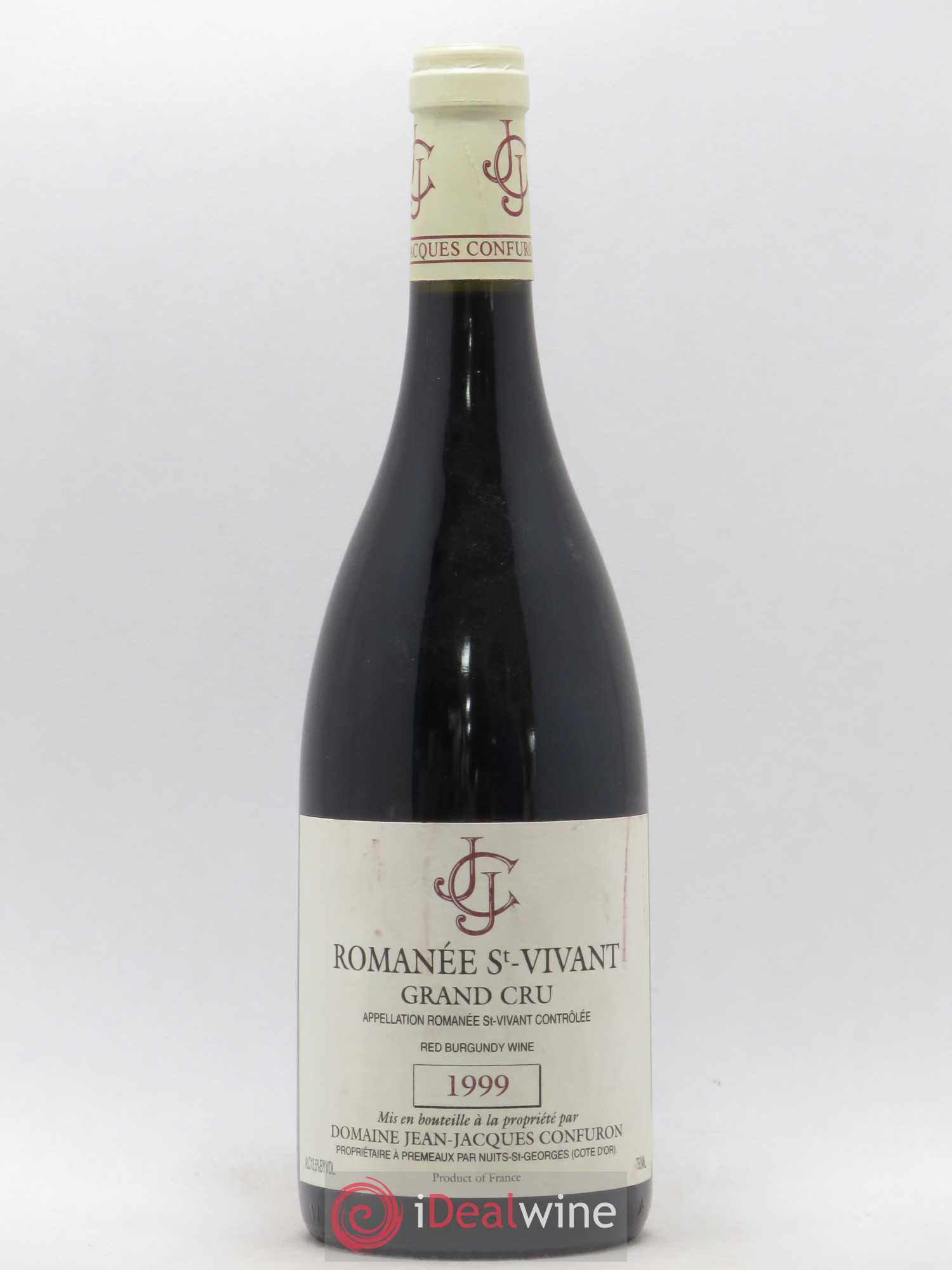Romanée-Saint-Vivant Grand Cru Jean-Jacques Confuron 1999 - Lot de 1 bouteille - 0