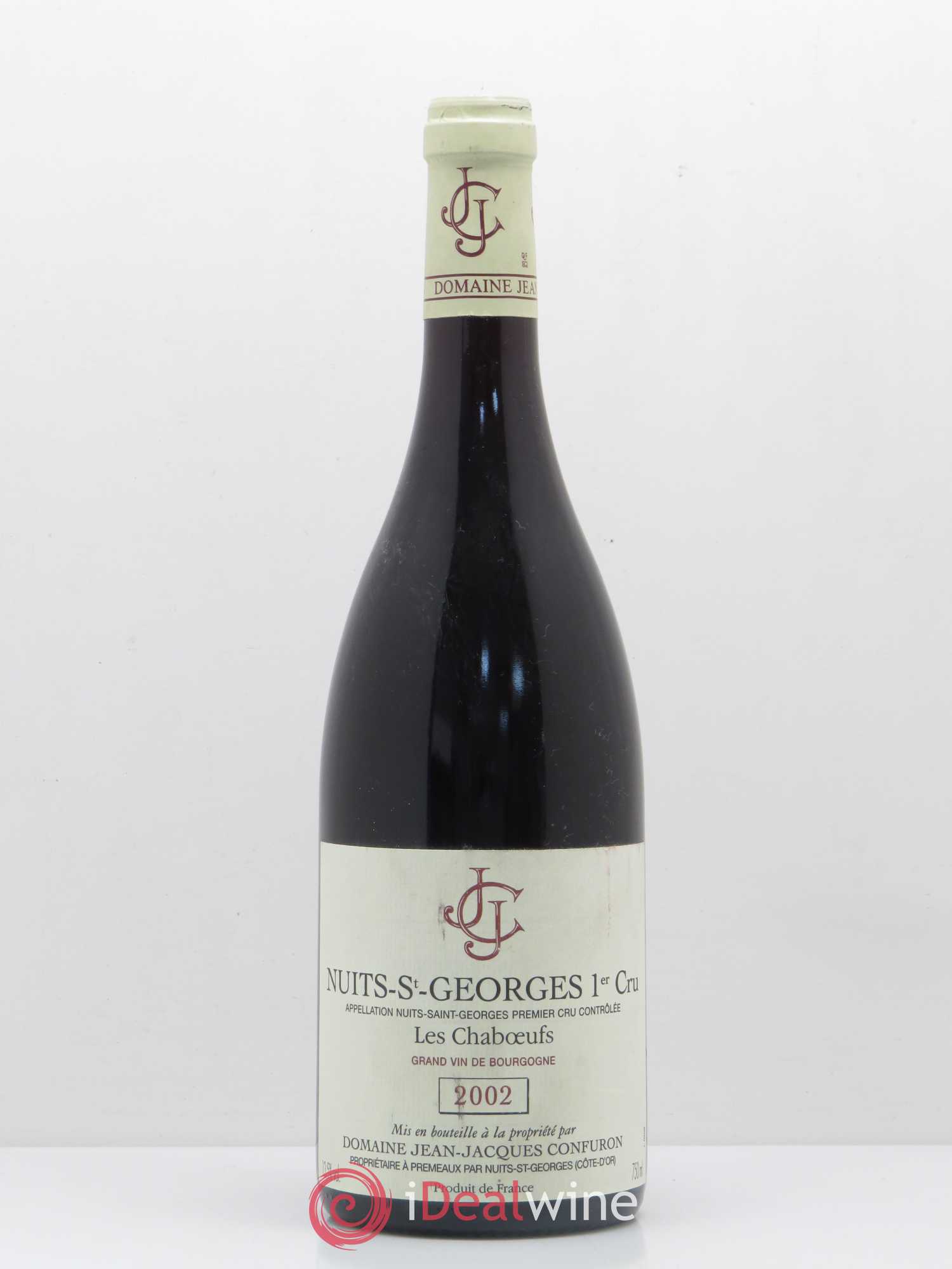 Nuits-Saint-Georges 1er Cru Les Chaboeufs Jean-Jacques Confuron 2002 - Lot de 1 bouteille - 0