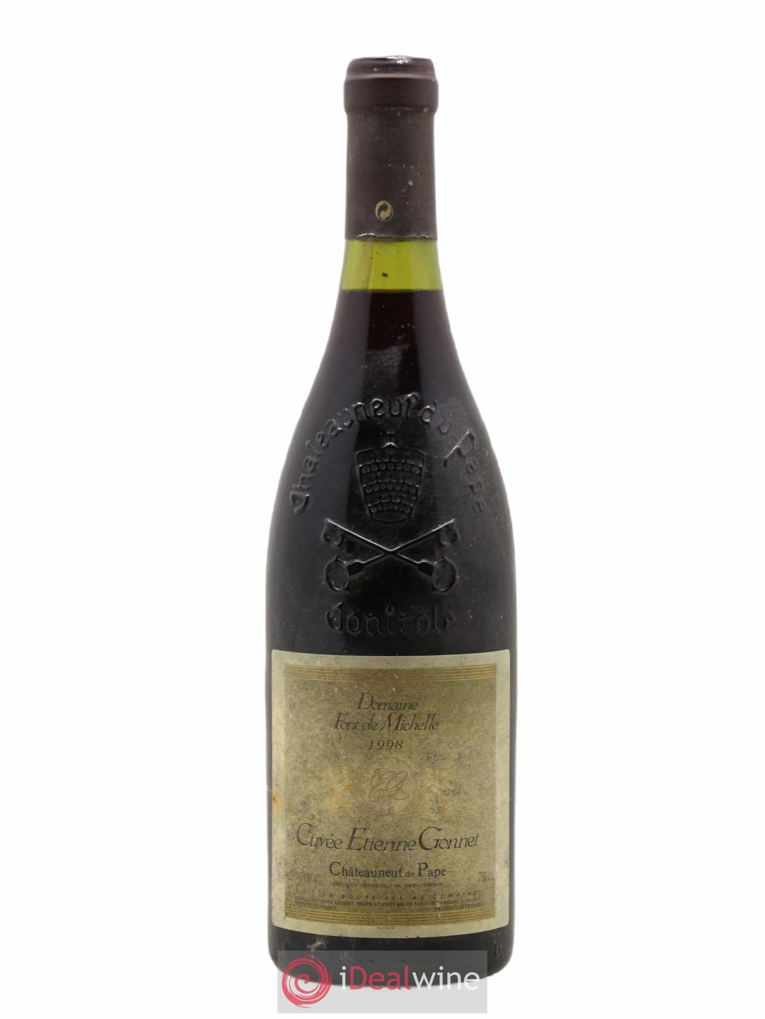 Châteauneuf-du-Pape Etienne Gonnet Font de Michele 1998 - Posten von 1 Flasche - 0