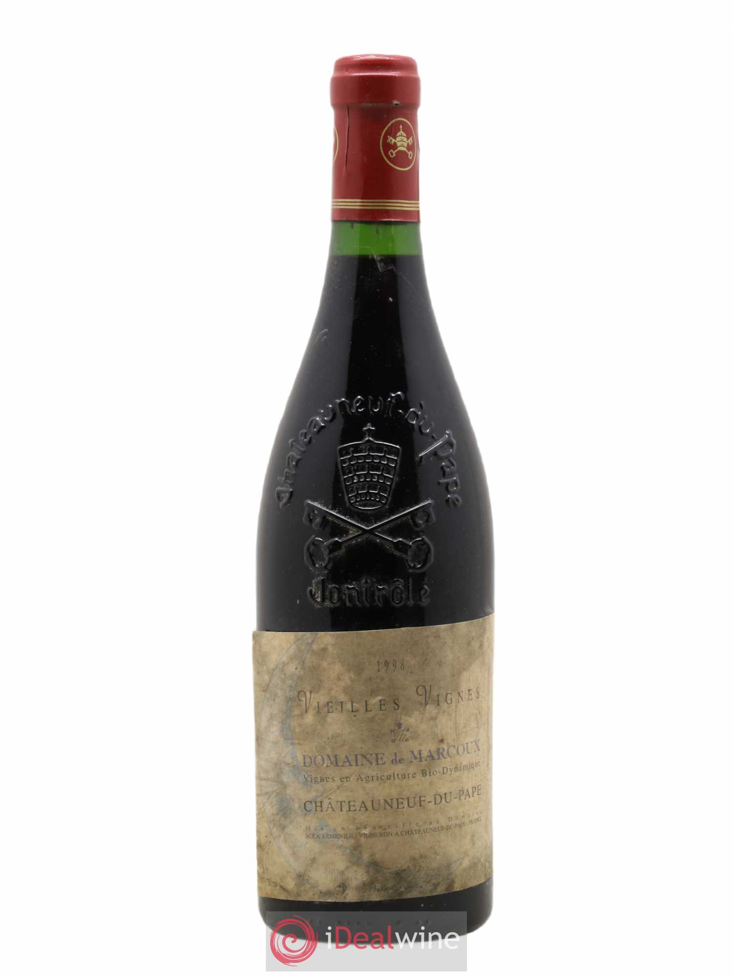 Châteauneuf-du-Pape Vieilles Vignes Marcoux (Domaine de) 1998 - Lot de 1 bouteille - 0