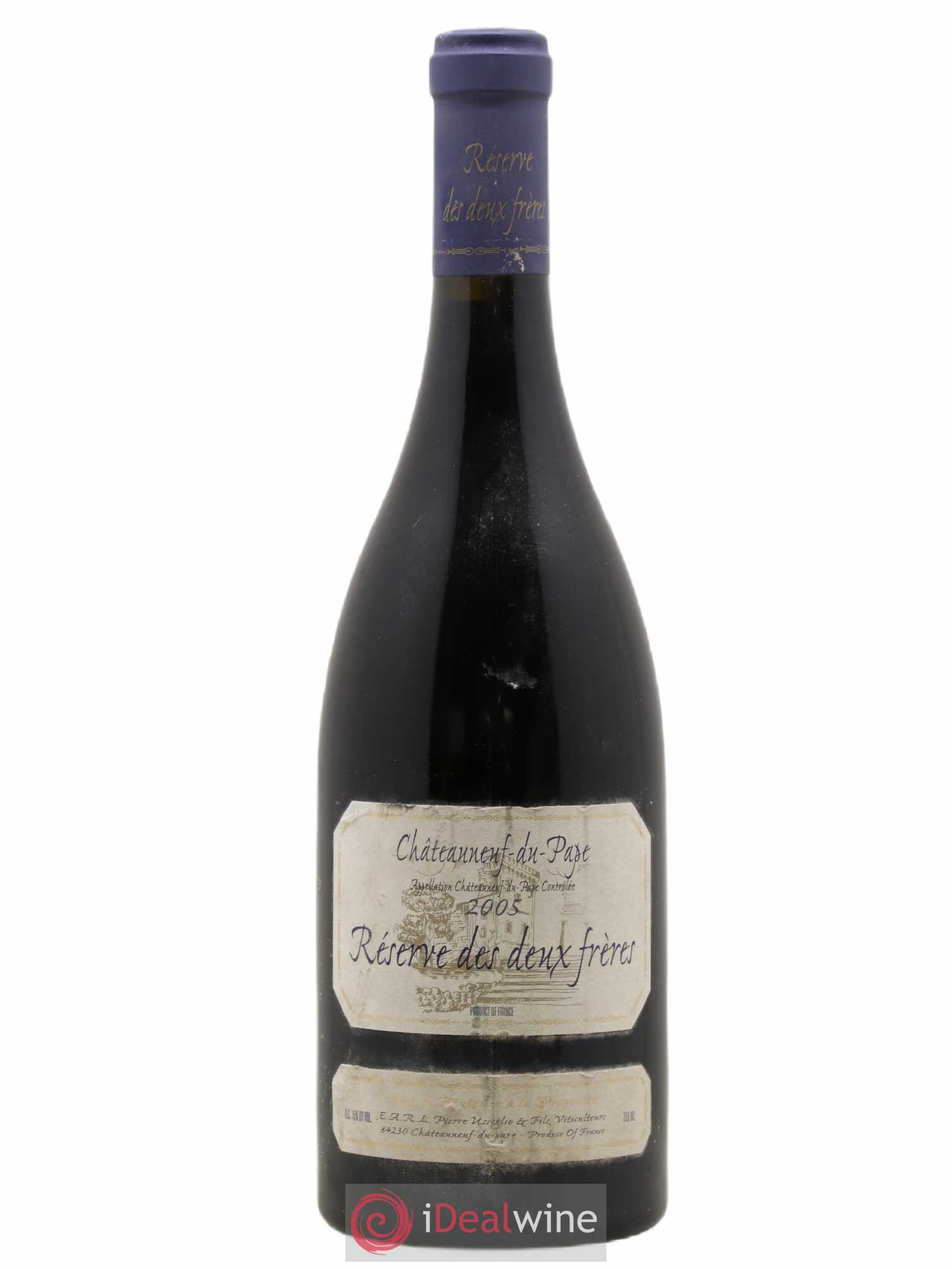 Châteauneuf-du-Pape Réserve des 2 frères Pierre Usseglio & Fils 2005 - Lot de 1 bouteille - 0