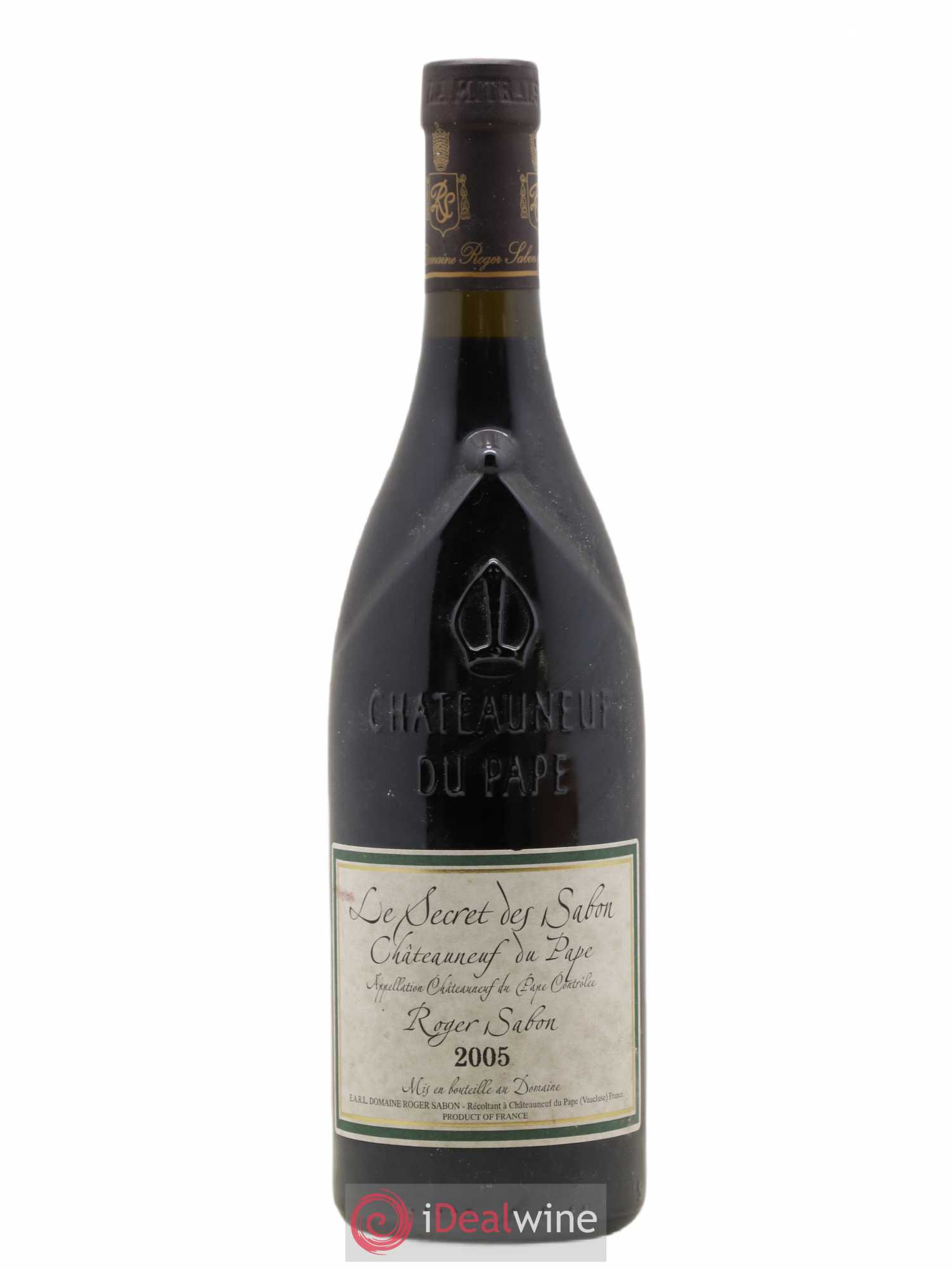 Châteauneuf-du-Pape Le Secret des Sabon Domaine Roger Sabon 2005 - Lot de 1 bouteille - 0