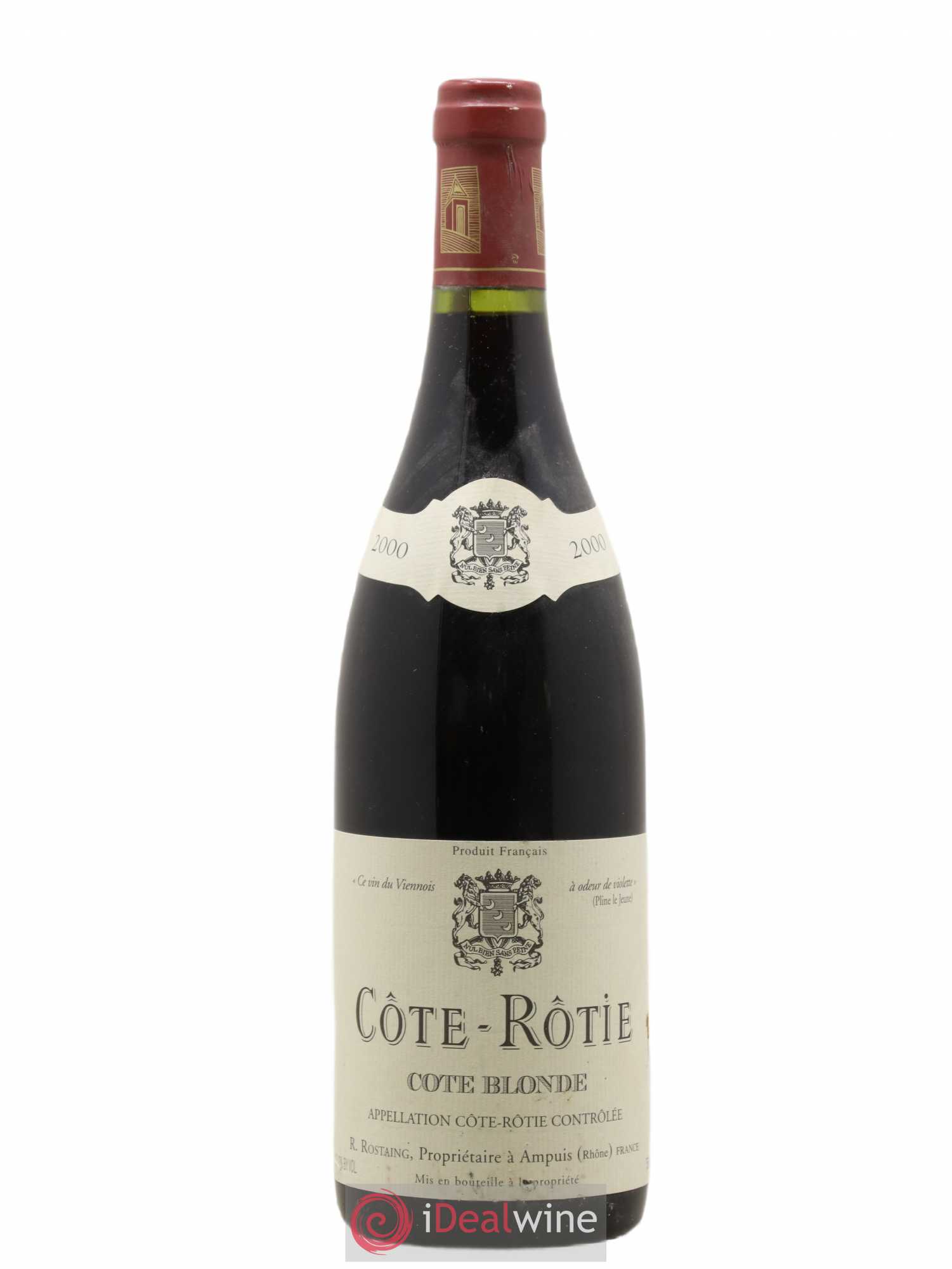 Côte-Rôtie Côte Blonde René Rostaing 2000 - Posten von 1 Flasche - 0