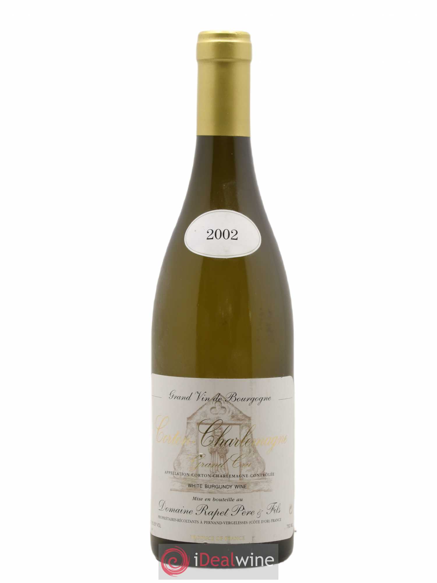 Corton-Charlemagne Grand Cru Rapet Père & Fils 2002 - Posten von 1 Flasche - 0