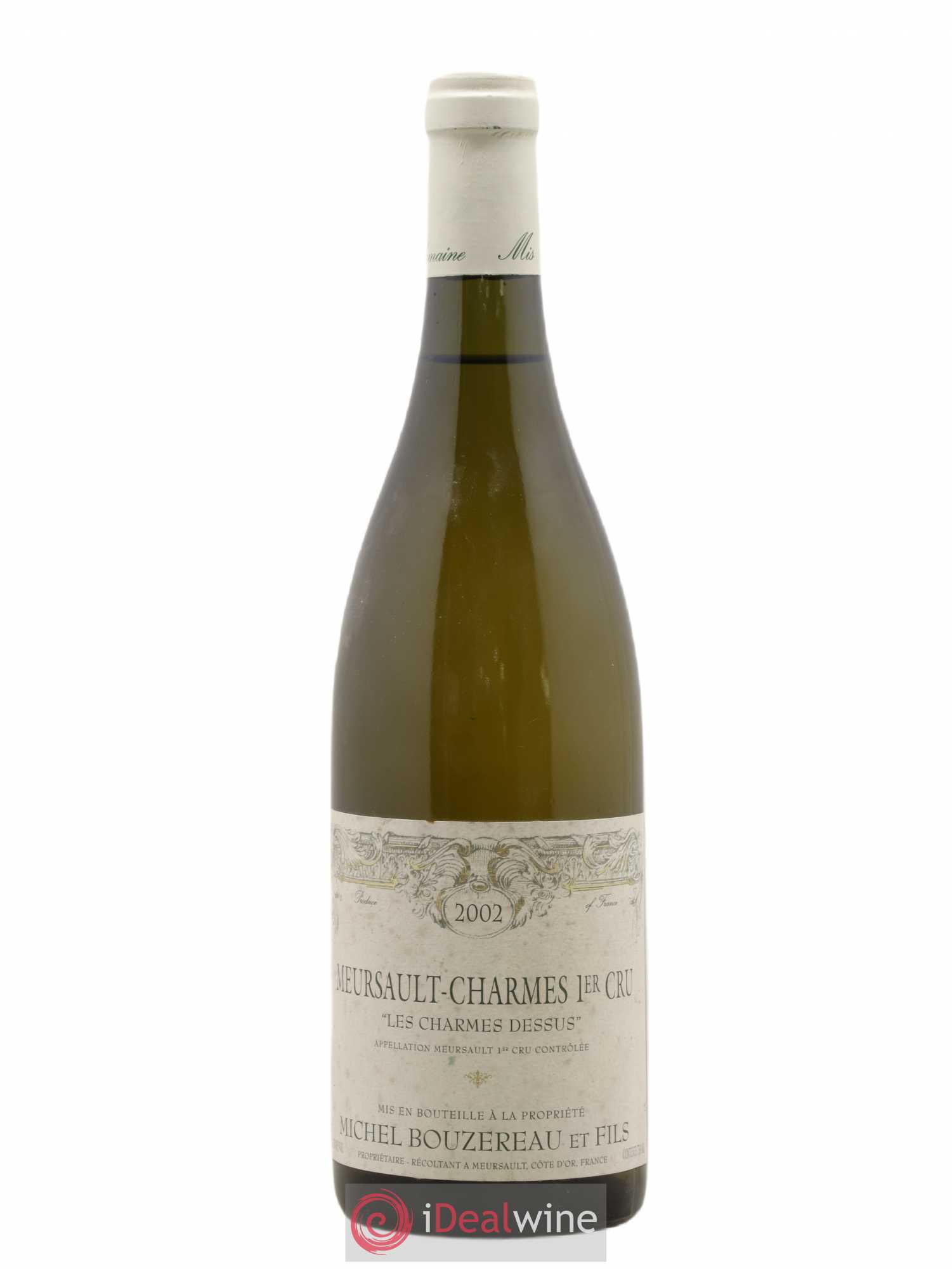Meursault 1er Cru Charmes Les Charmes Dessus Michel Bouzereau et Fils (Domaine) 2002 - Lot de 1 bouteille - 0