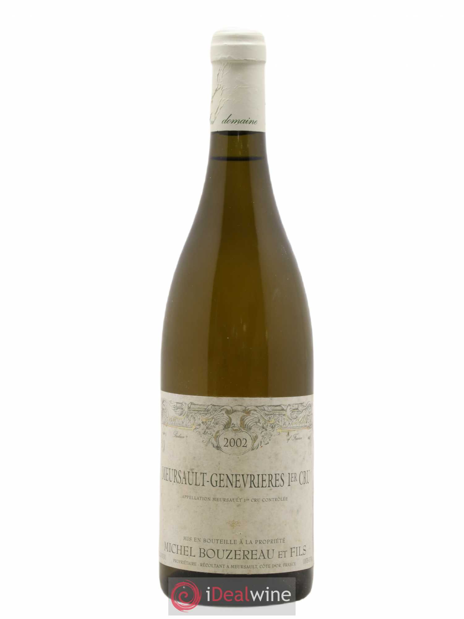 Meursault 1er Cru Les Genevrières Michel Bouzereau et Fils (Domaine) 2002 - Lot de 1 bouteille - 0