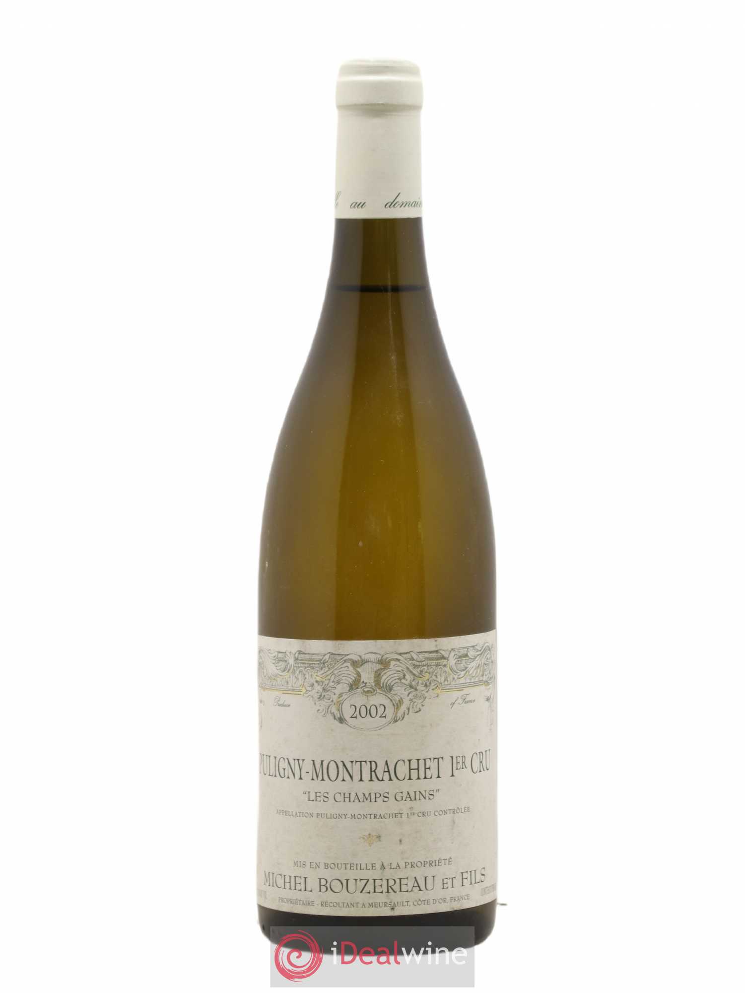 Puligny-Montrachet 1er Cru Les Champs Gains Michel Bouzereau et Fils (Domaine) 2002 - Lot de 1 bouteille - 0
