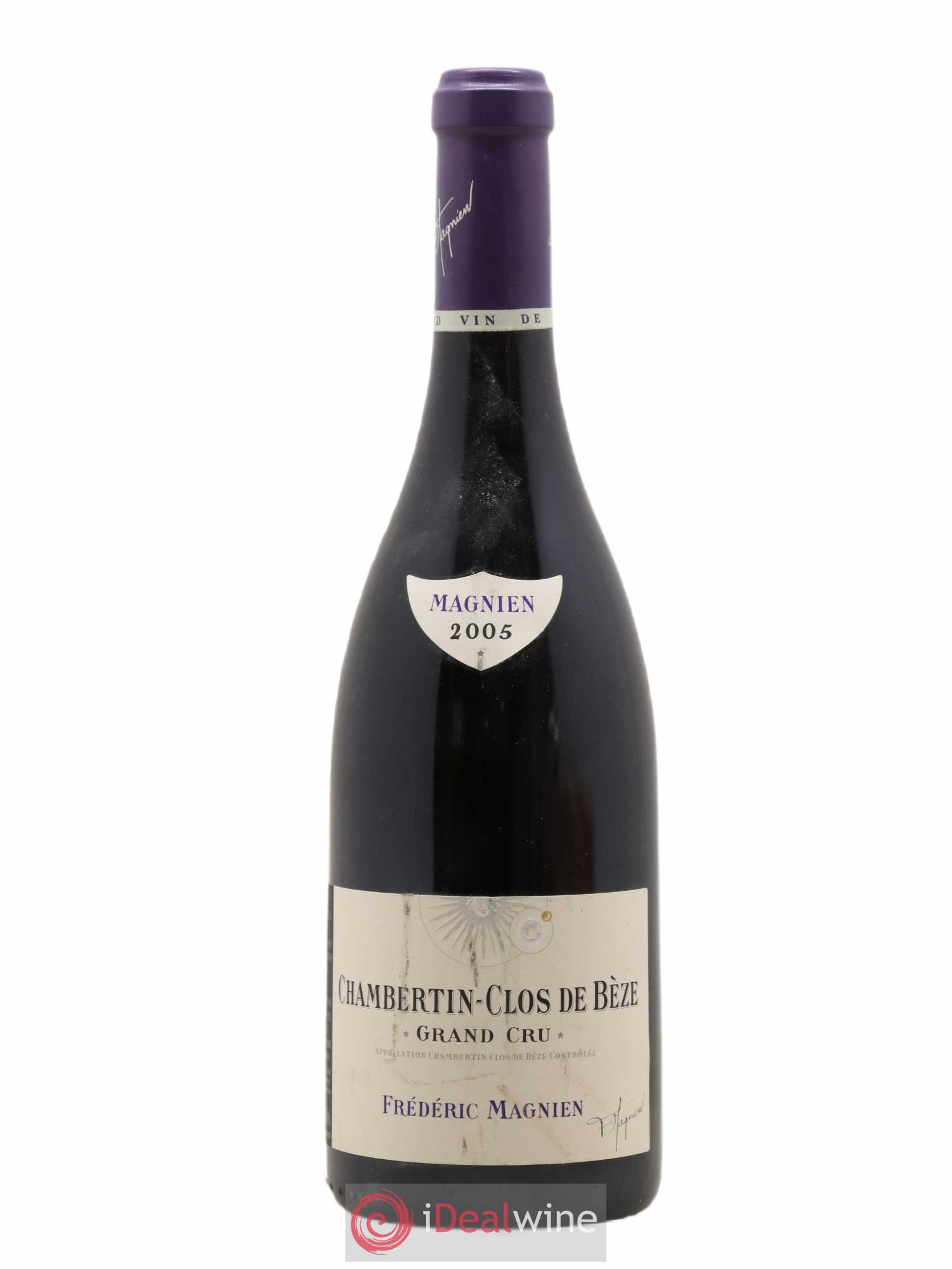 Chambertin Clos de Bèze Grand Cru Frédéric Magnien 2005 - Lot de 1 bouteille - 0